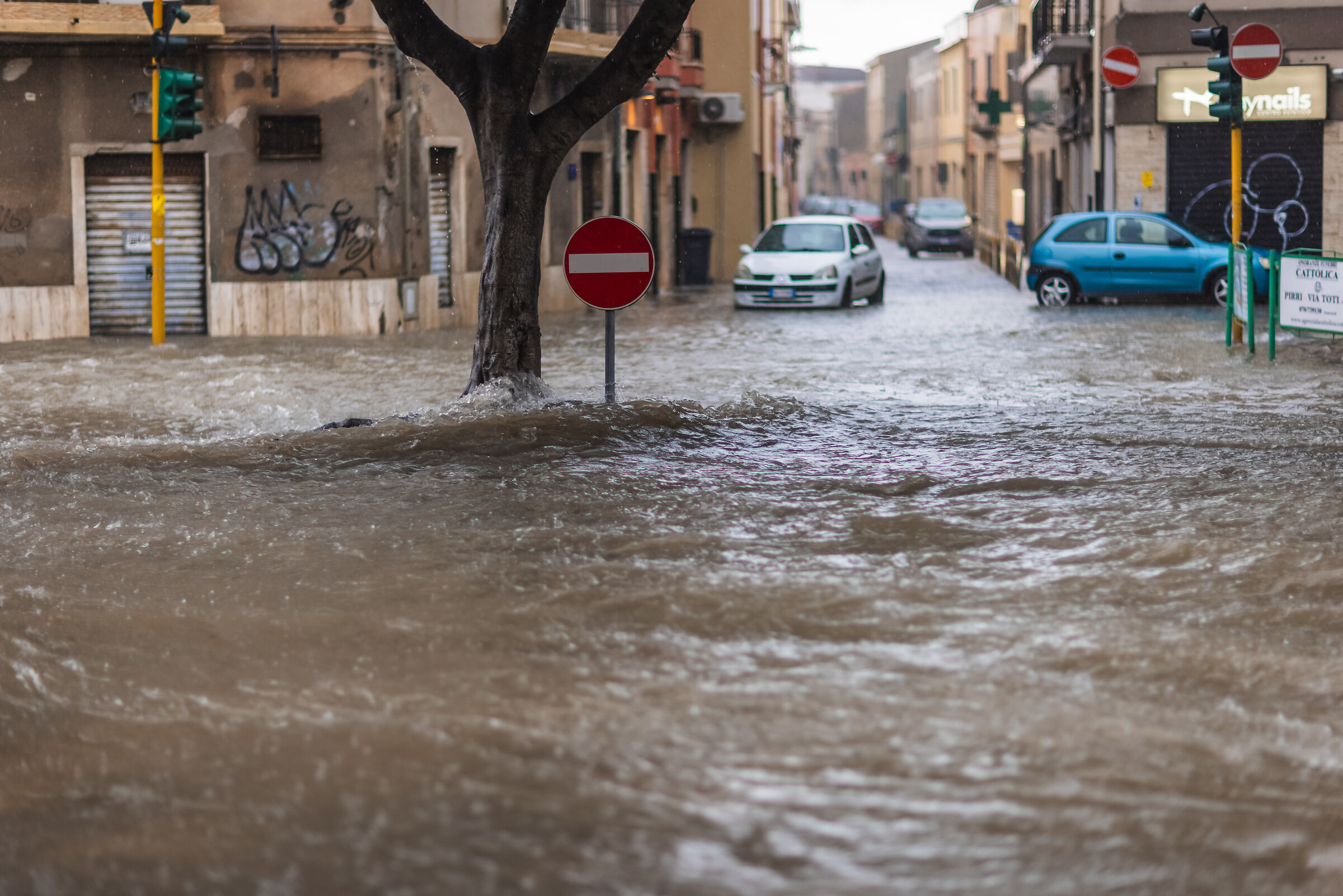 Alluvione a Cagliari 14-11-2021