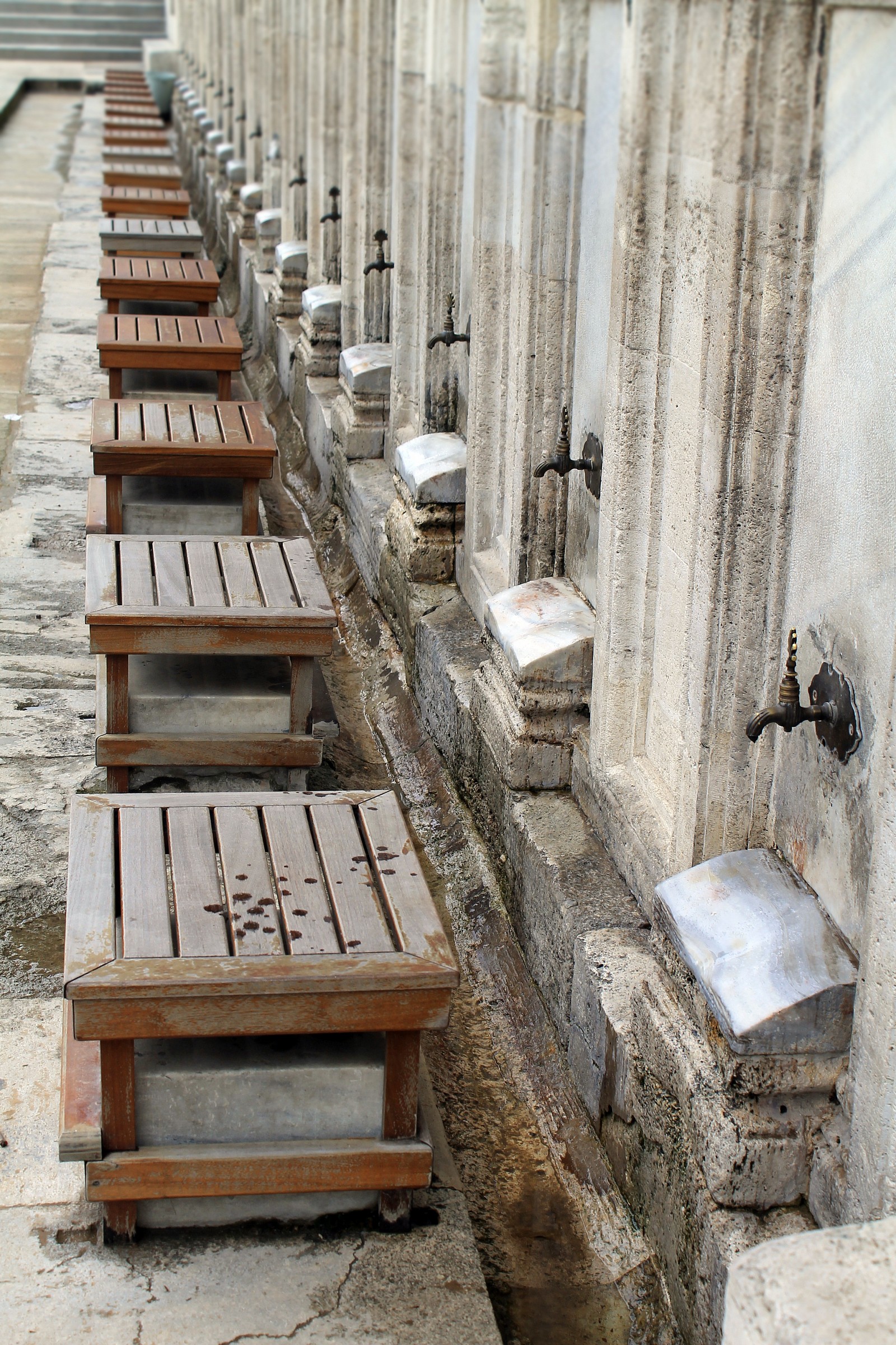 The purification before prayer