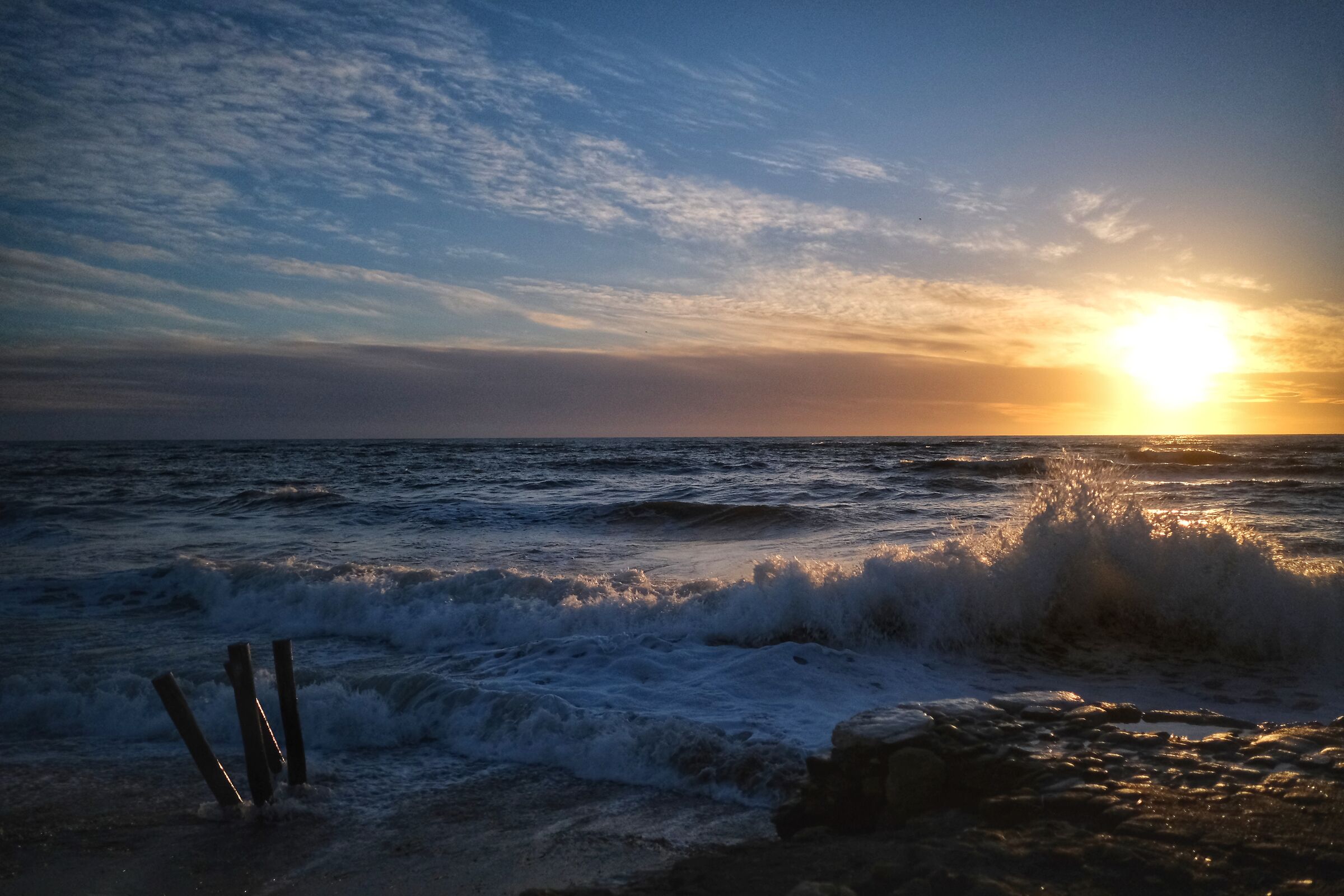 Sea storm