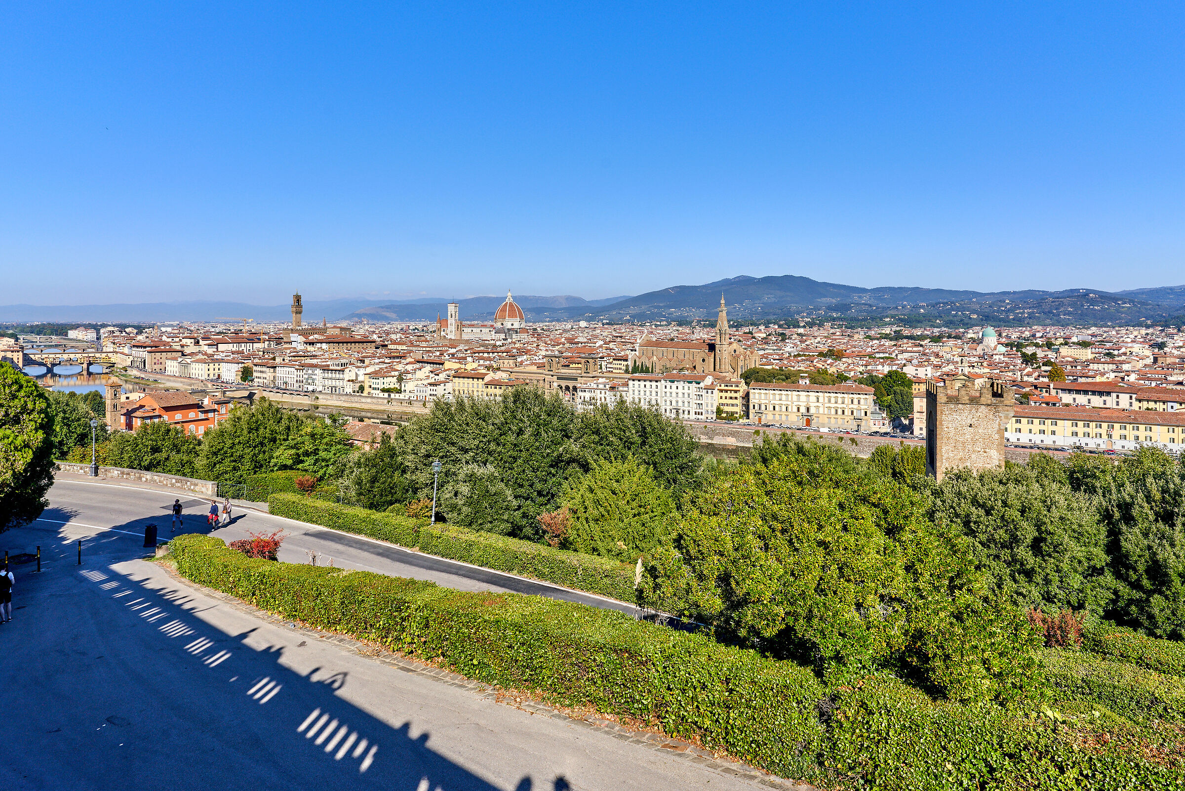 Classic panoramic view from Piazzale Michelangelo