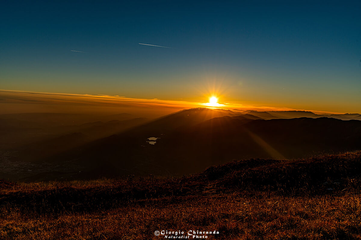 Sunset seen from Pizzoc