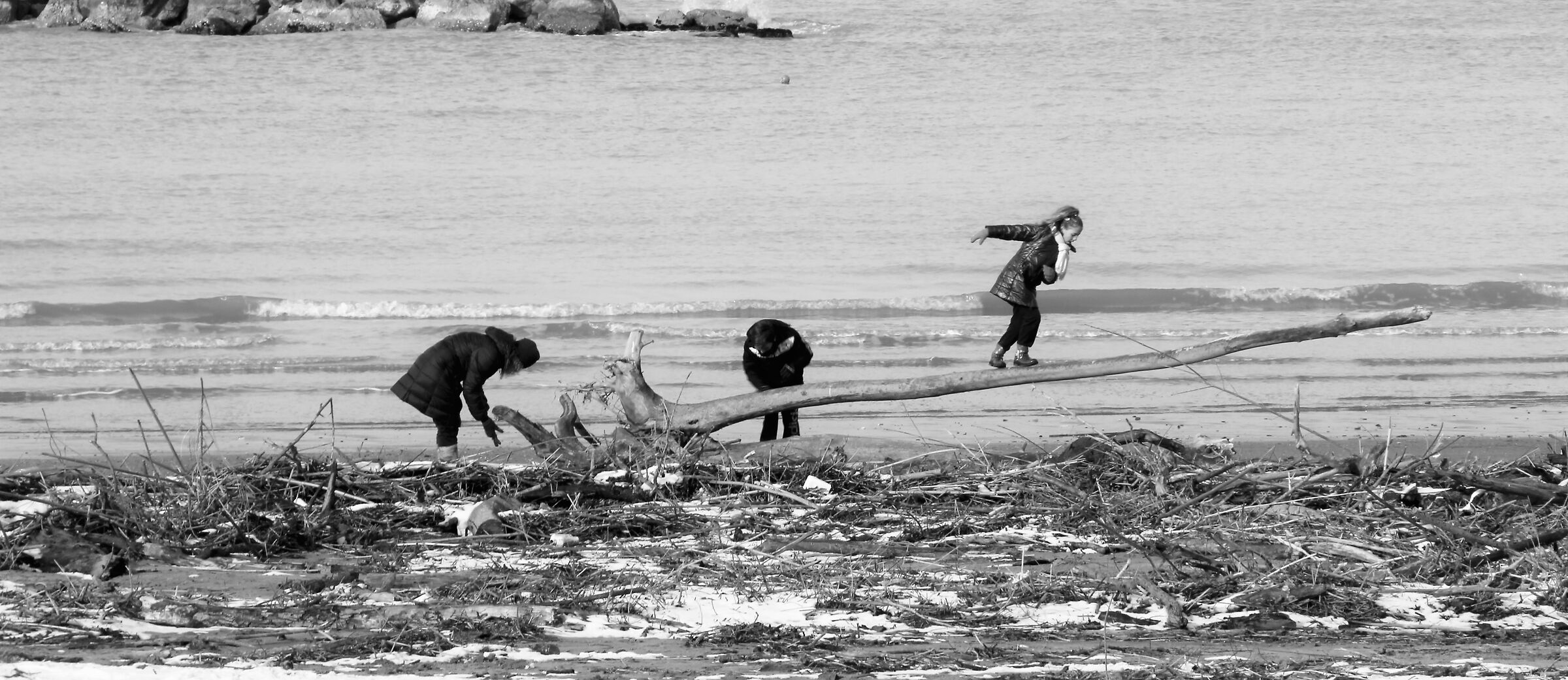 sea in winter