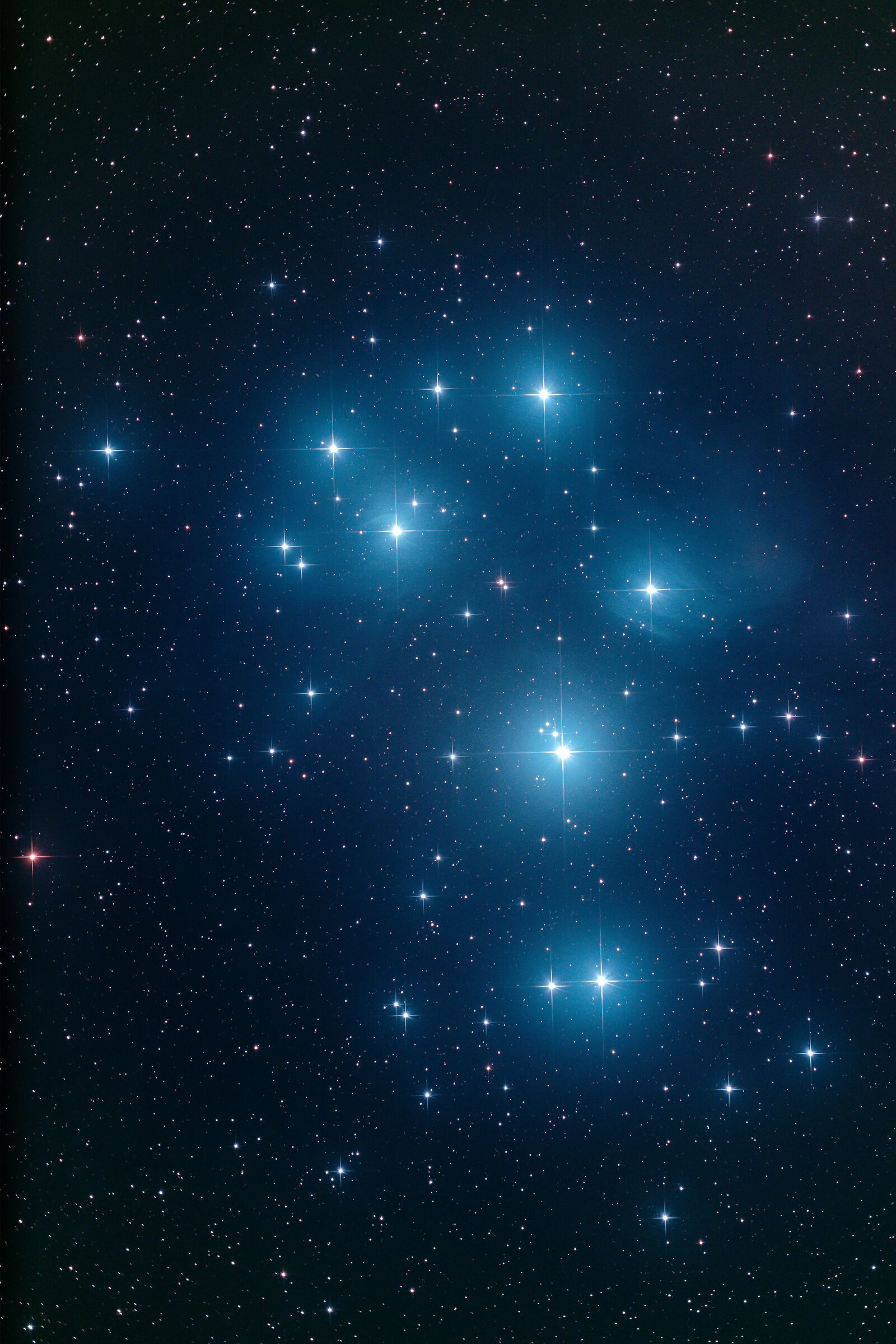 M45 ; Ammasso aperto delle Pleiadi
