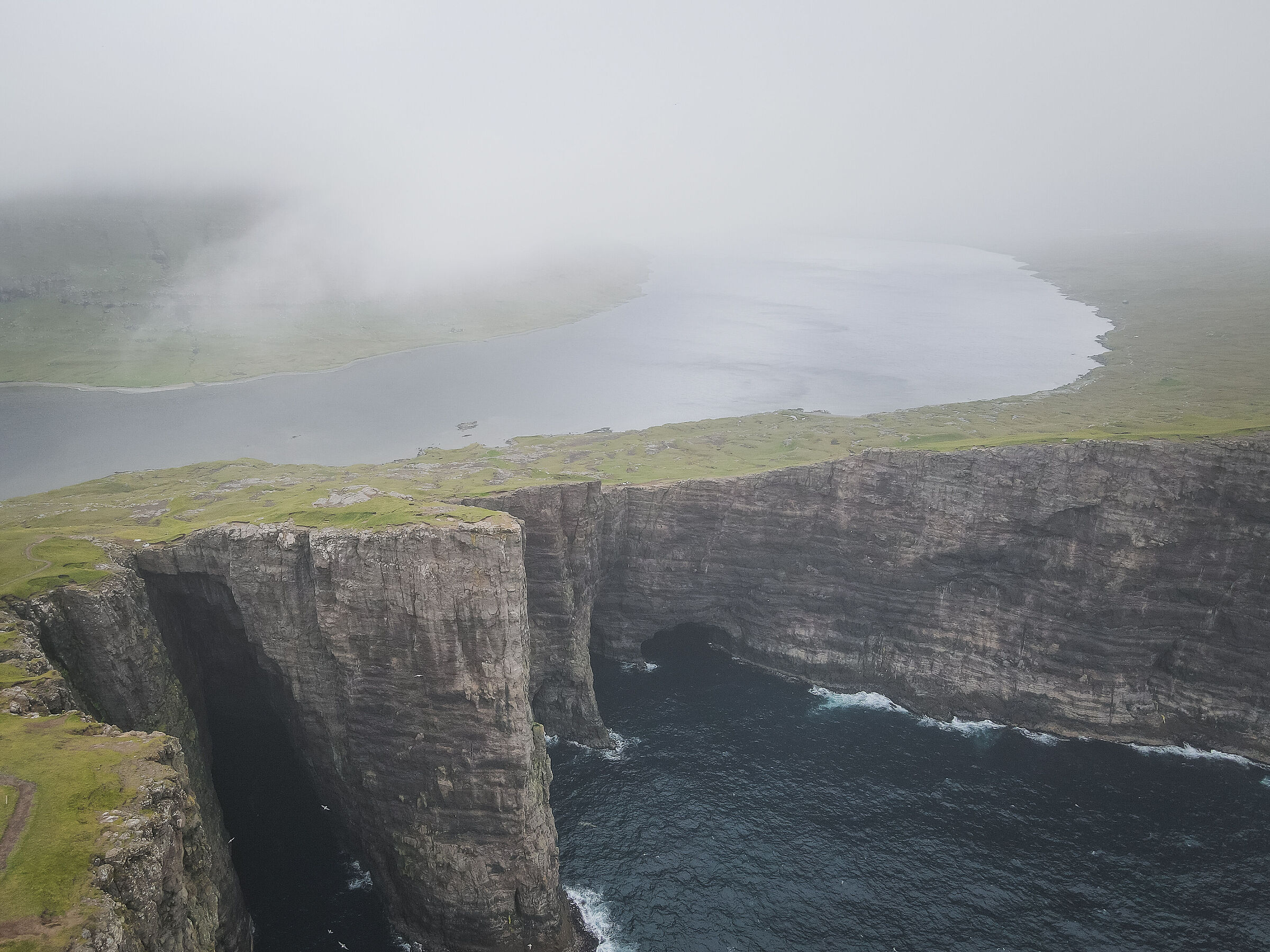 The lake on the ocean