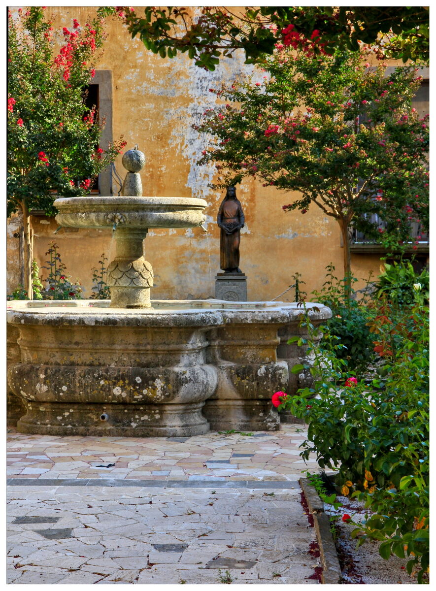 In the garden of Santa Rosa