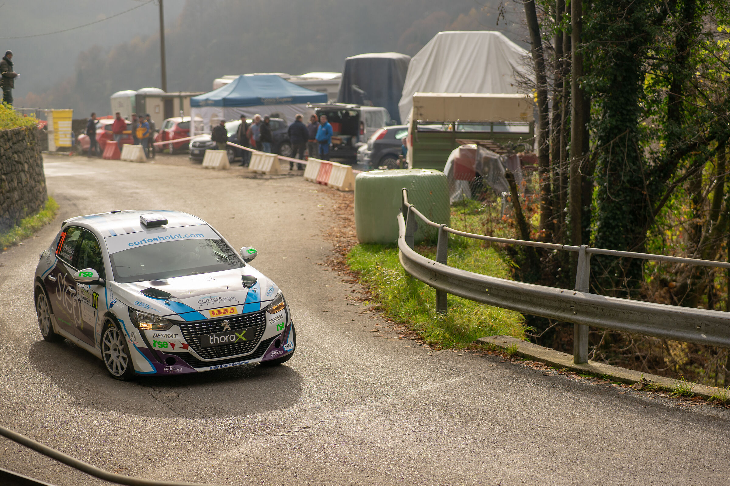 peugeot 208 , prova speciale Gerosa