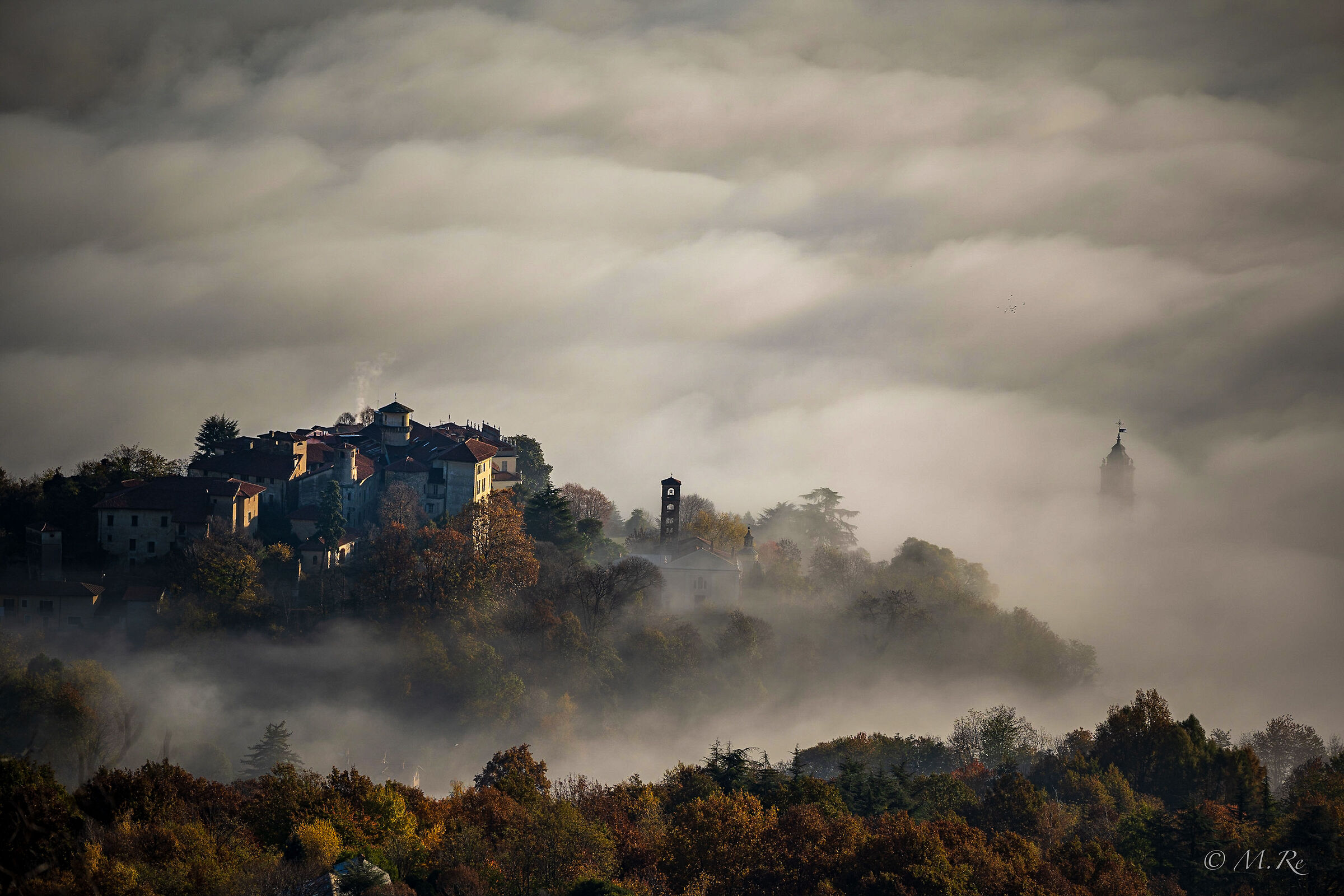 Vista su Cuorgnè da Belmonte