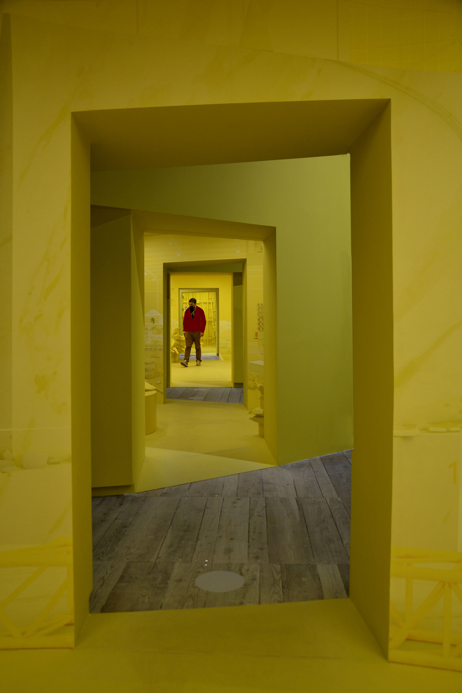 In the corridor