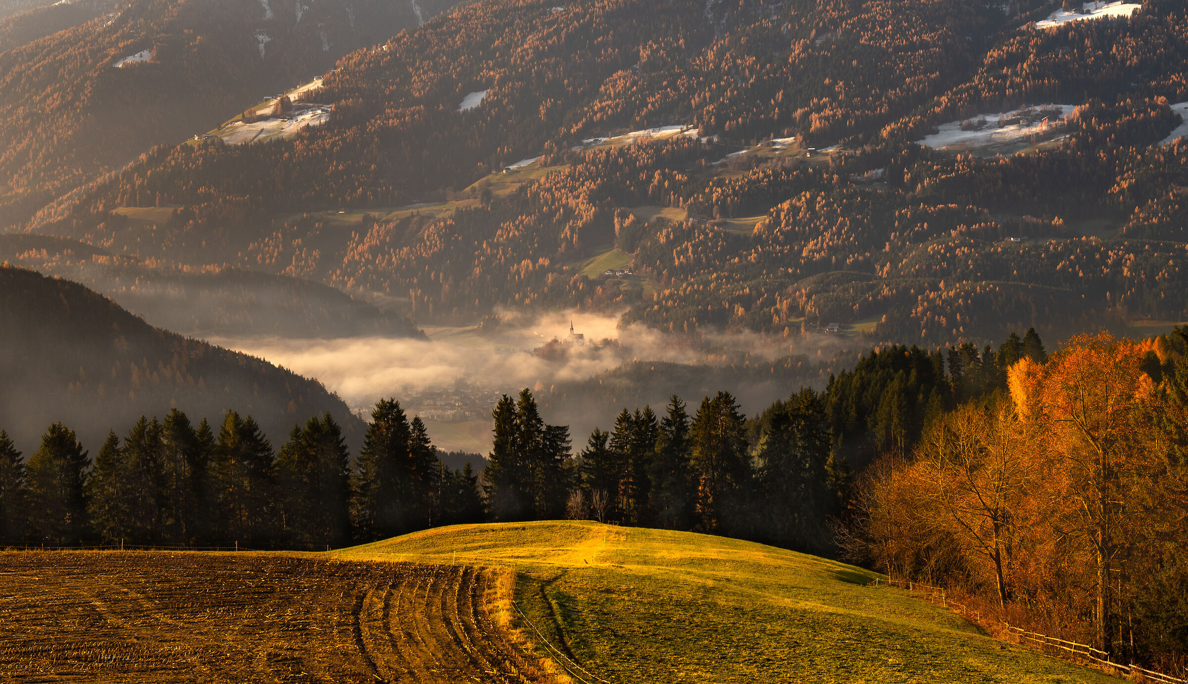 Waking up in Val Pusteria