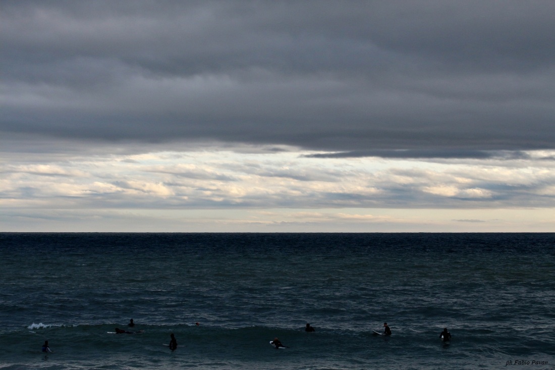 Looking at the horizon