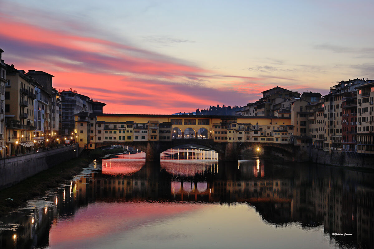 Sunrise over the Ponte Vecchio