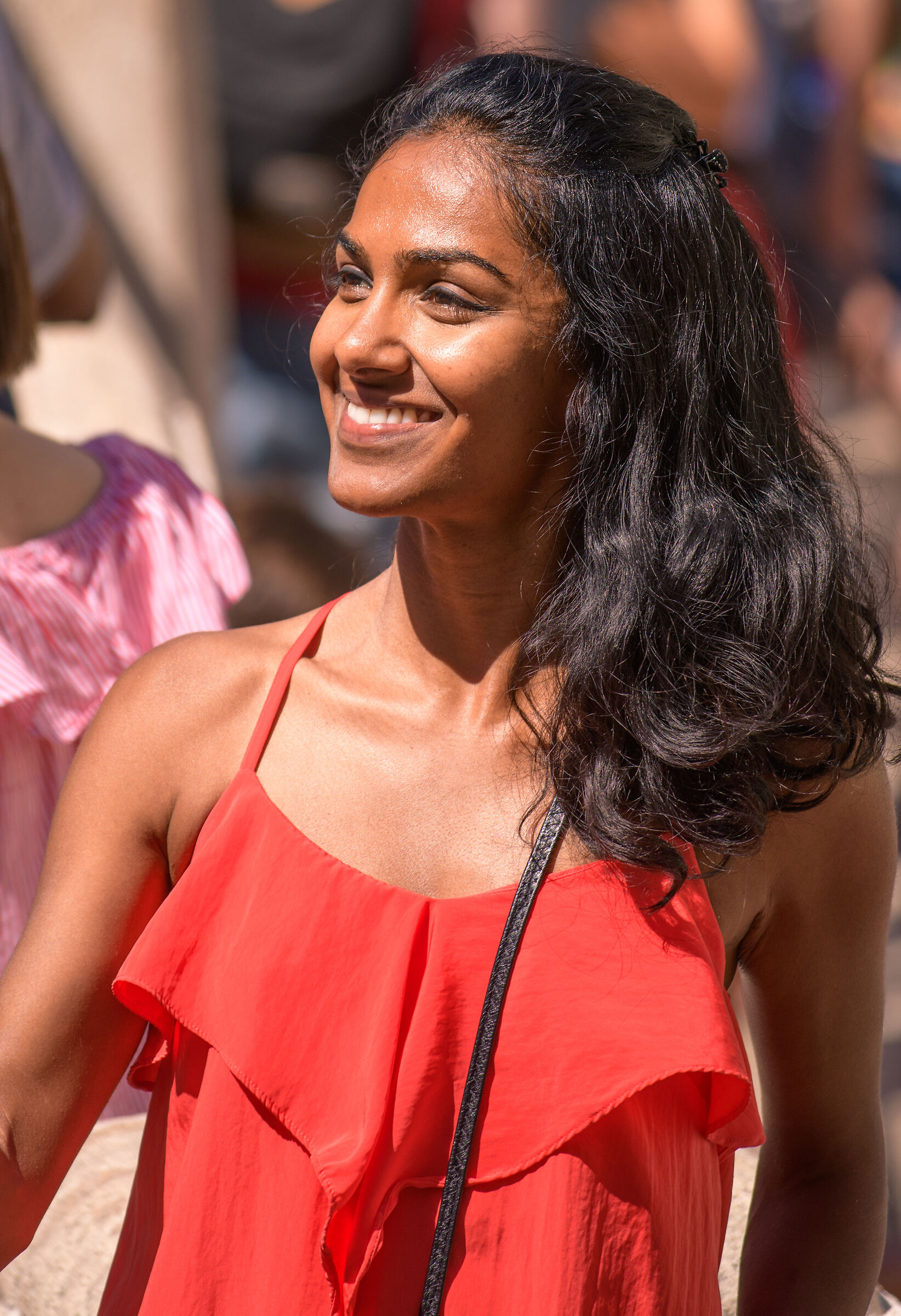 Bocca e occhi sorridenti