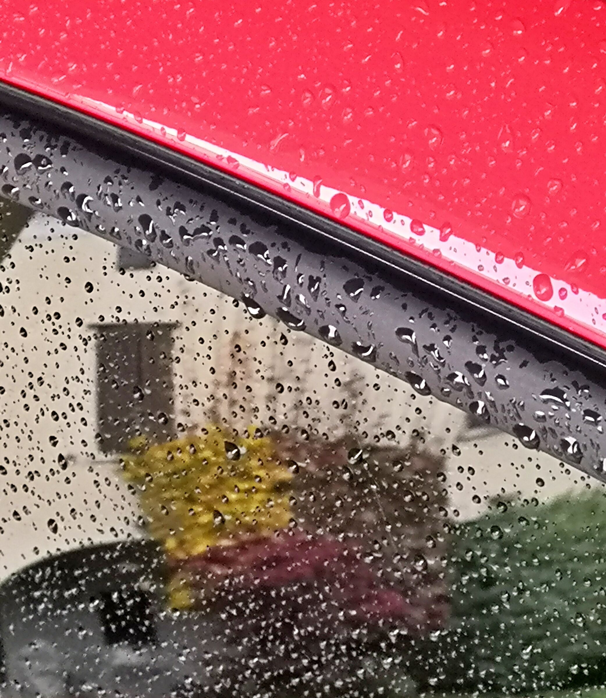 Riflesso in vetro Abarth