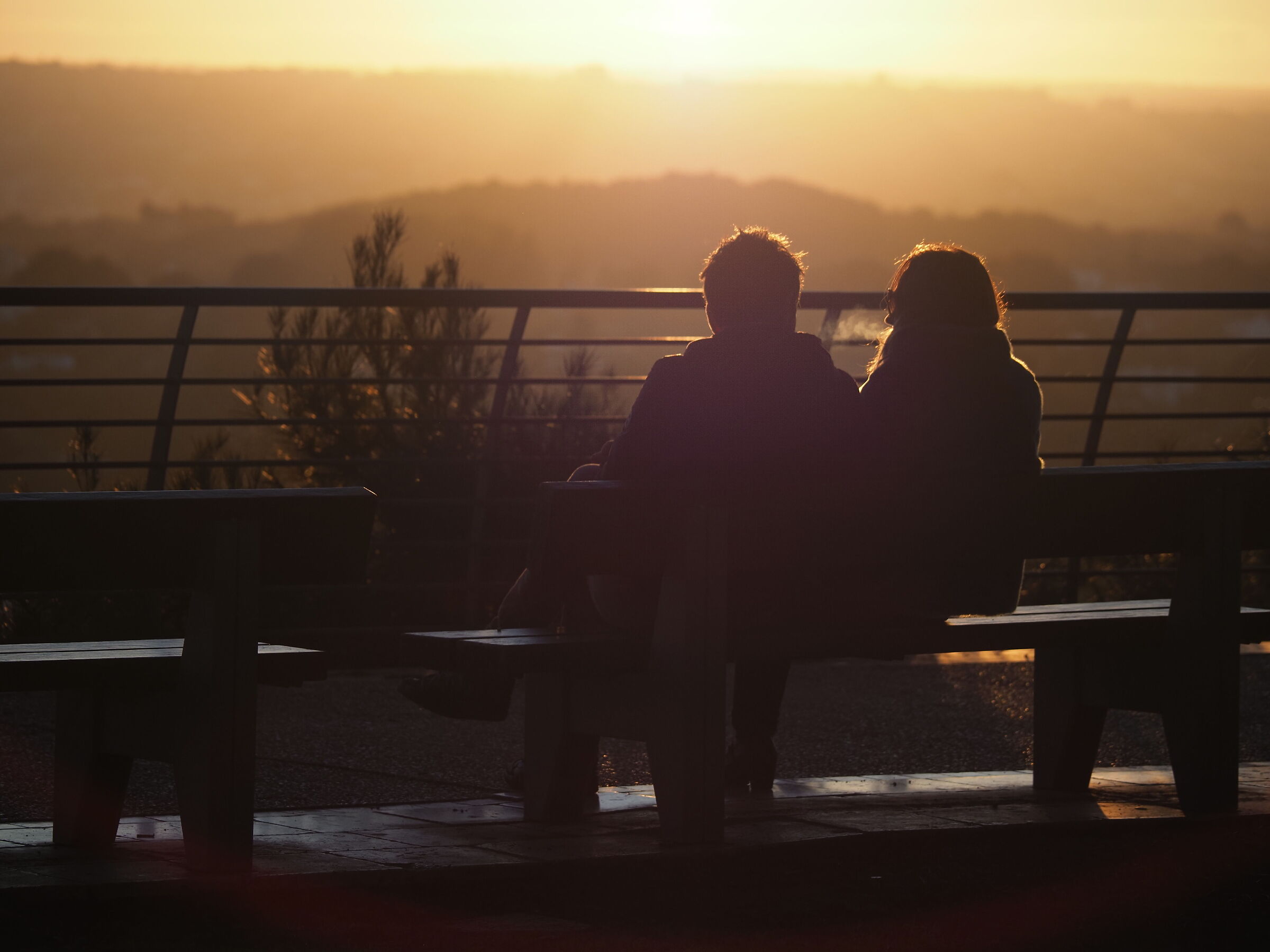 Innamorati al tramonto