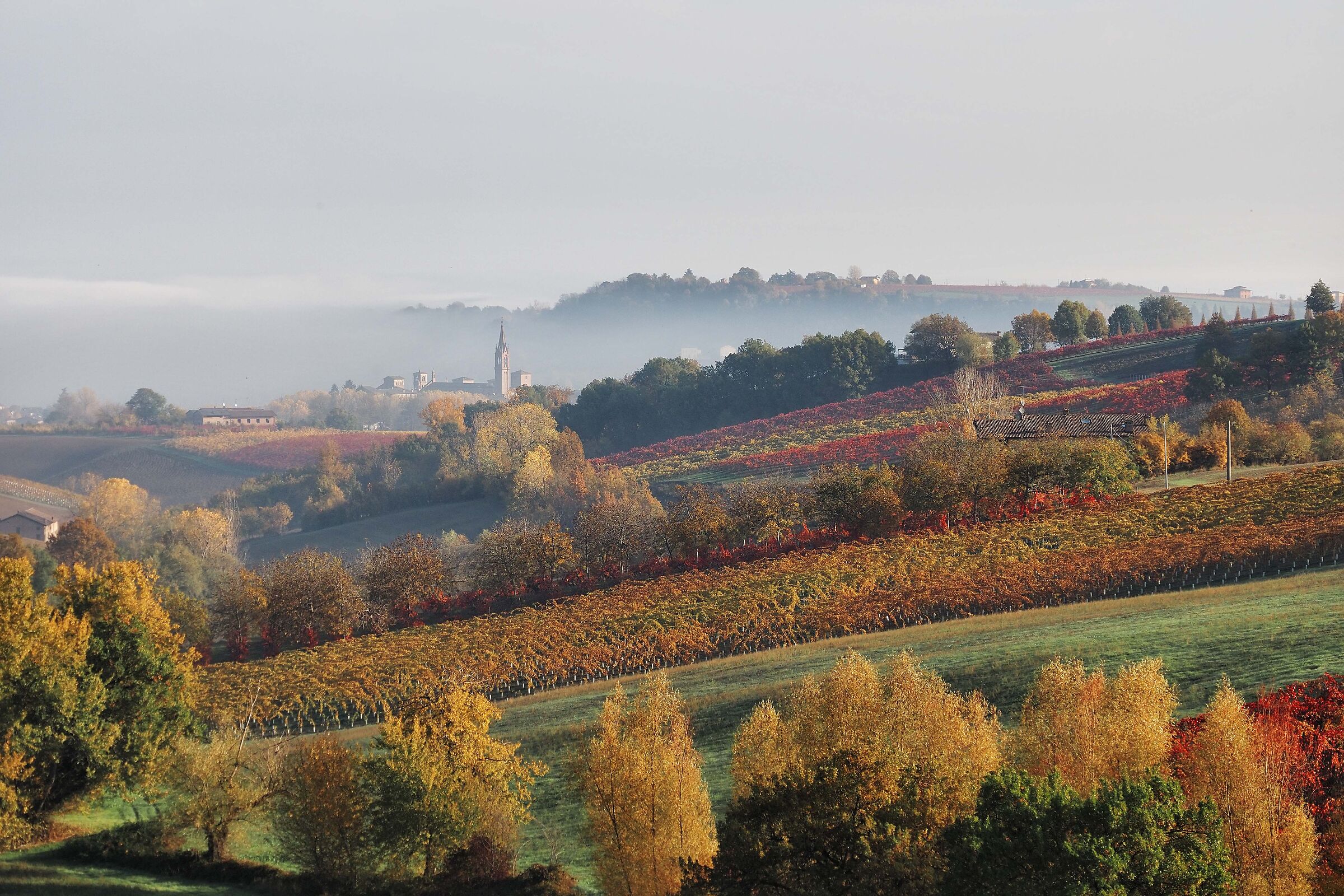 Landscape with village