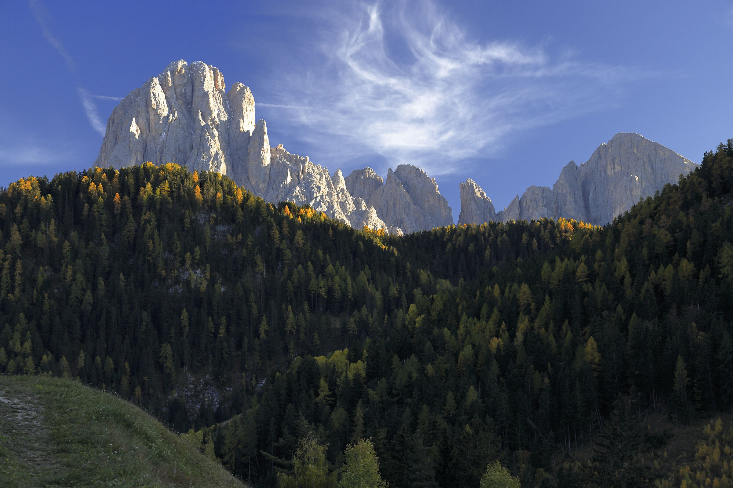 Sassolungo from Val Gardena