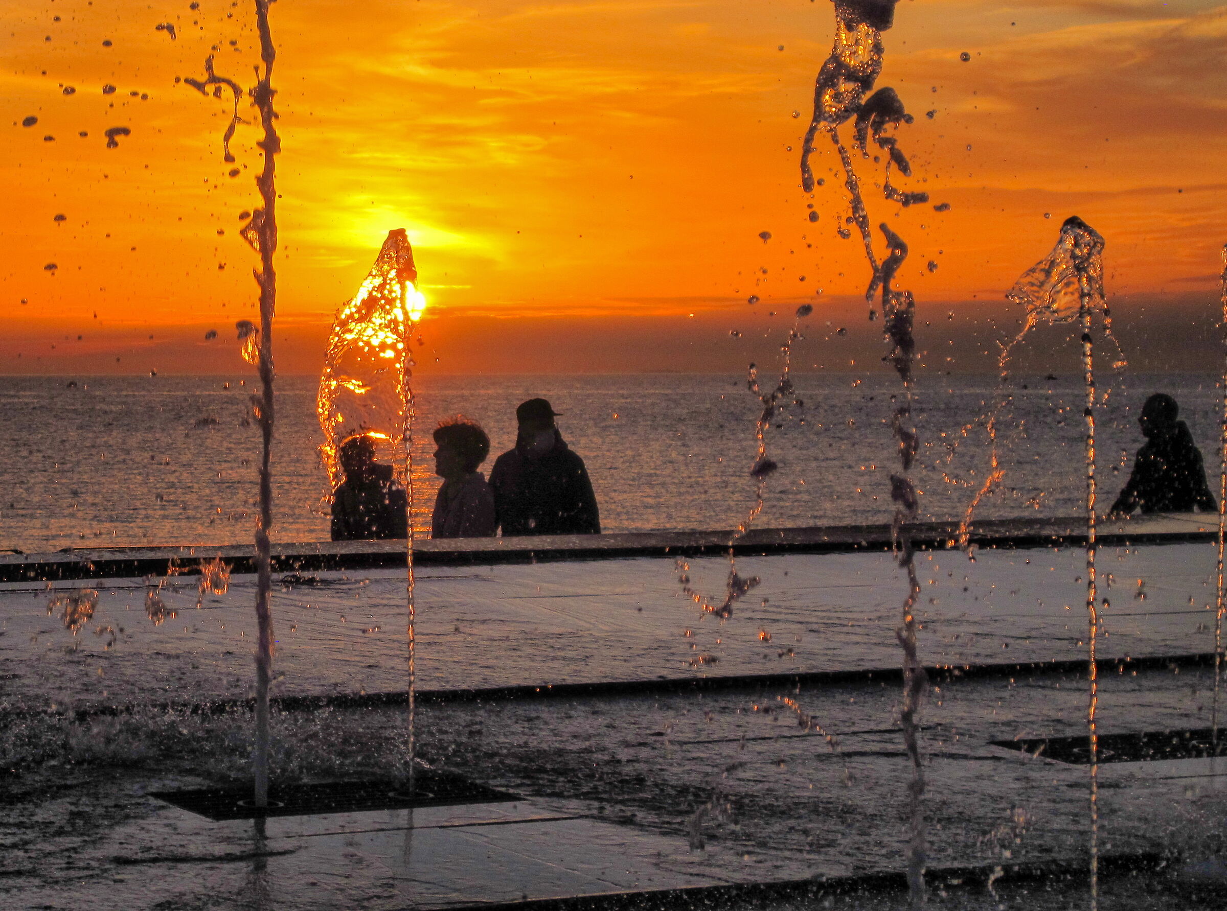 Tramonto a Chiavari.