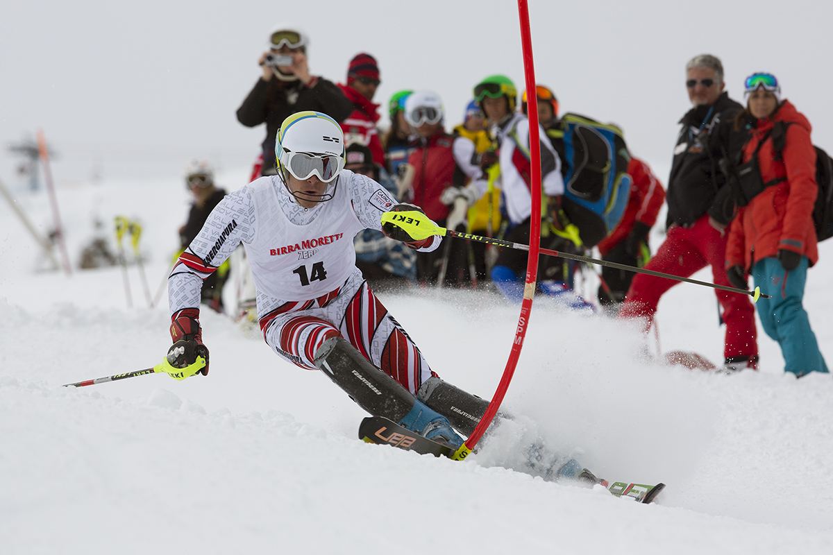 Slalom NJR a Pila (Nicolò Nogara)