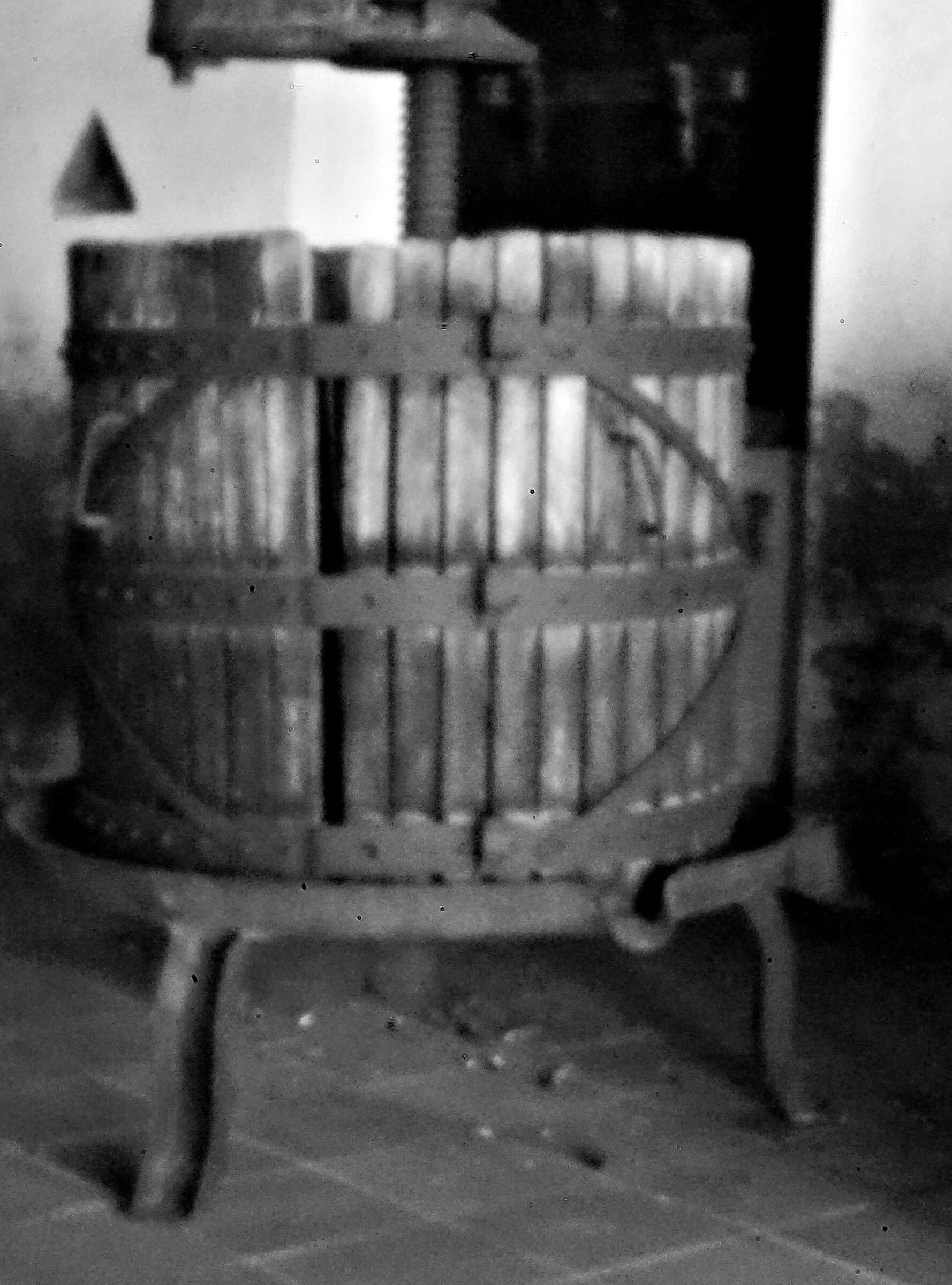 Pin hole experience - Antique press