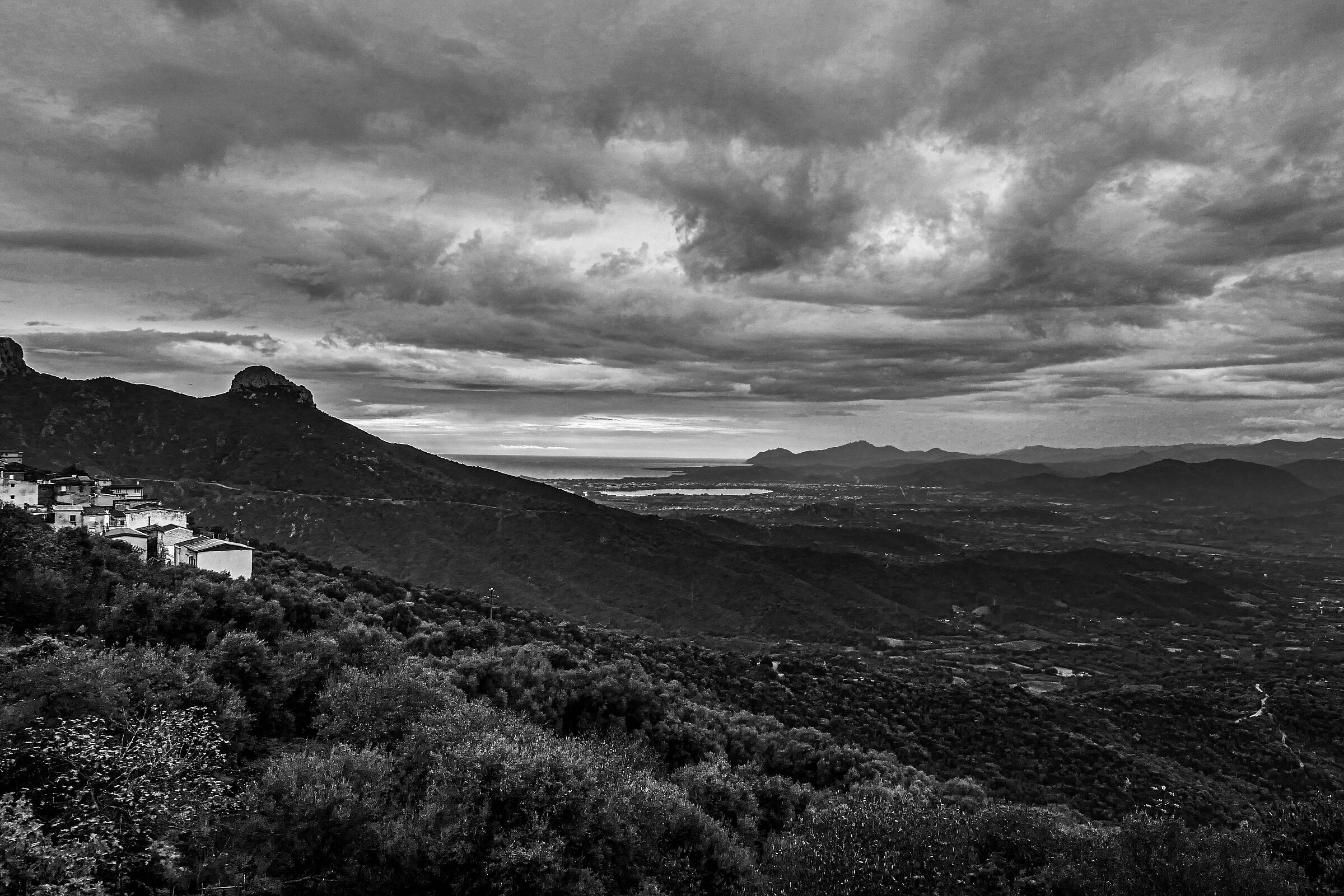 Panorama from Baunei, Sardinia