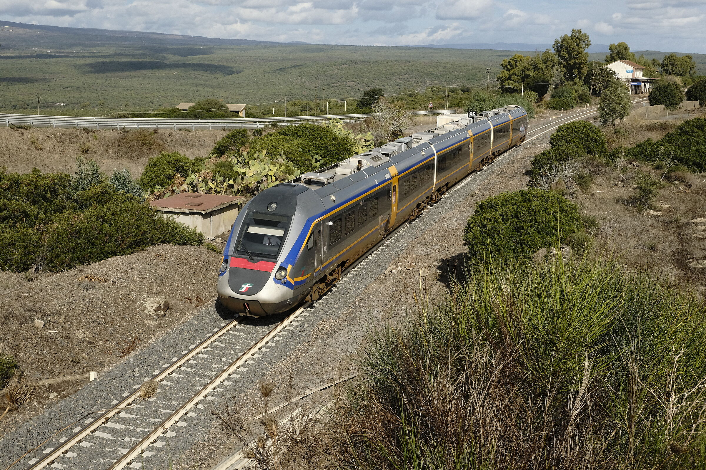 Railway panoramas in Sardinia