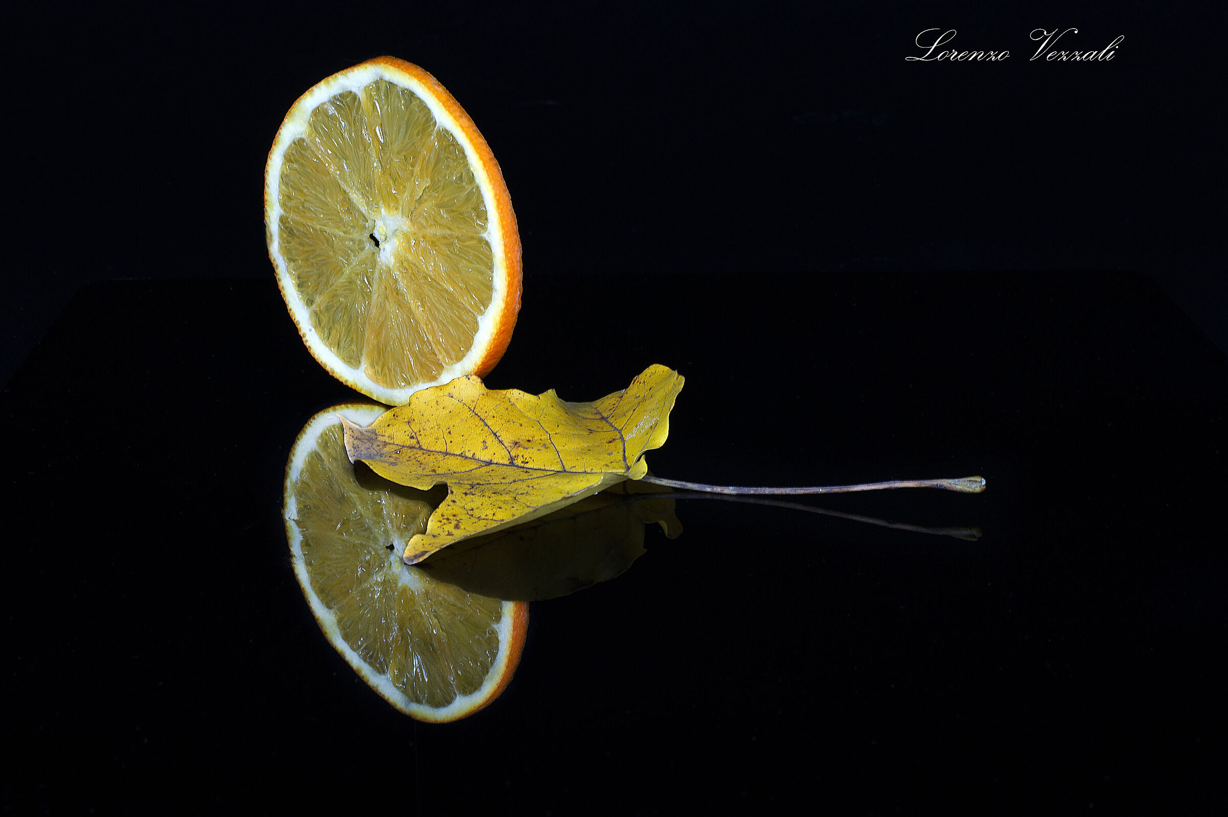 L'arancia e la foglia