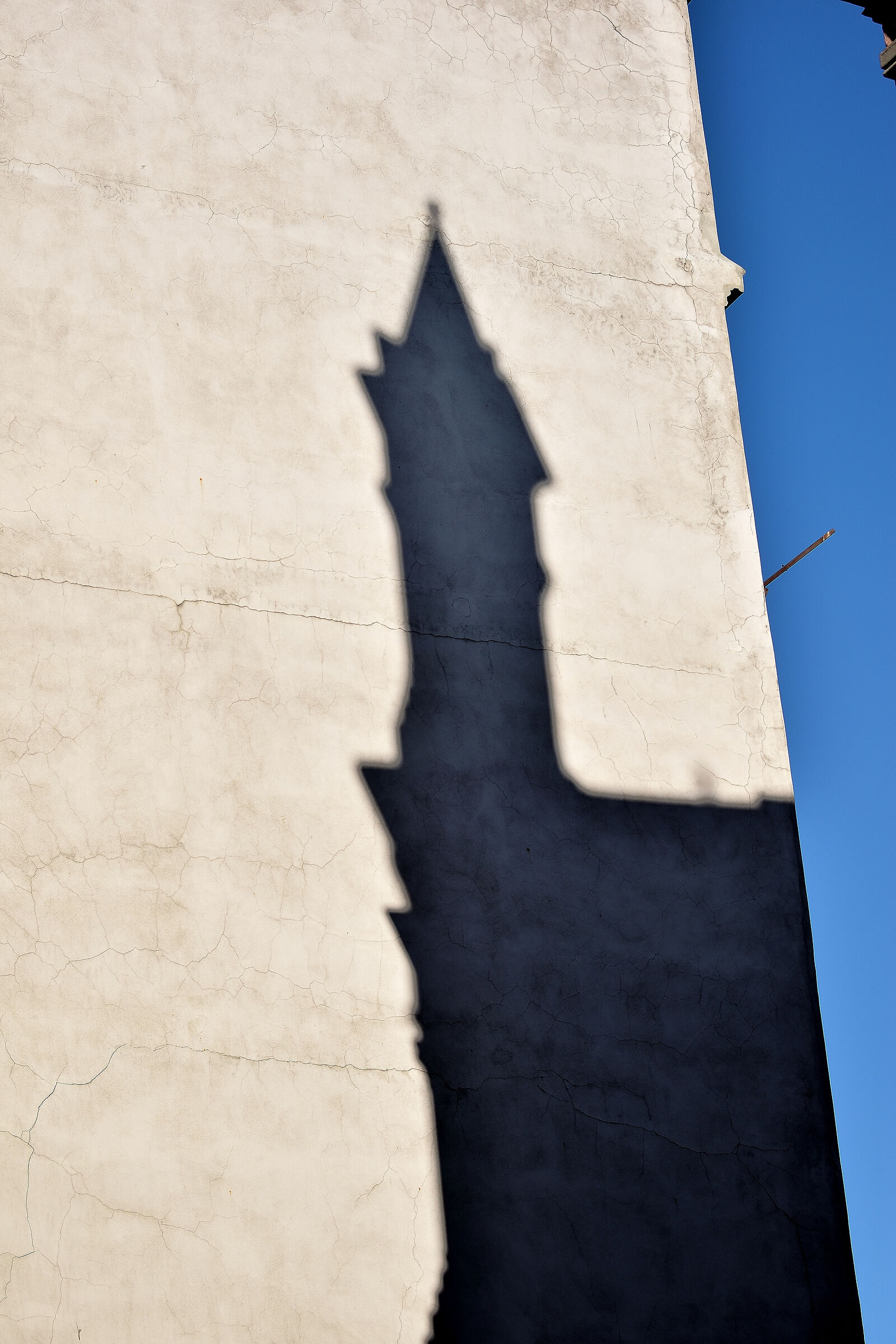 a shadow in the blue