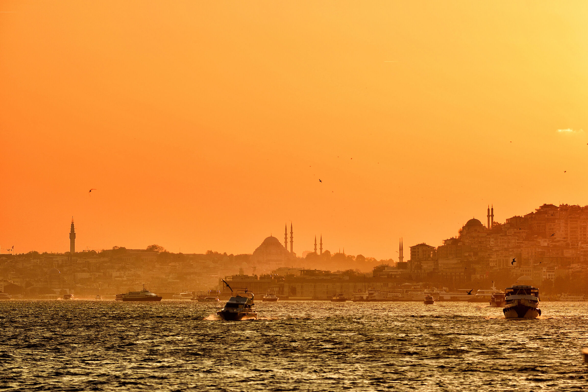 Bosphorus at sunset