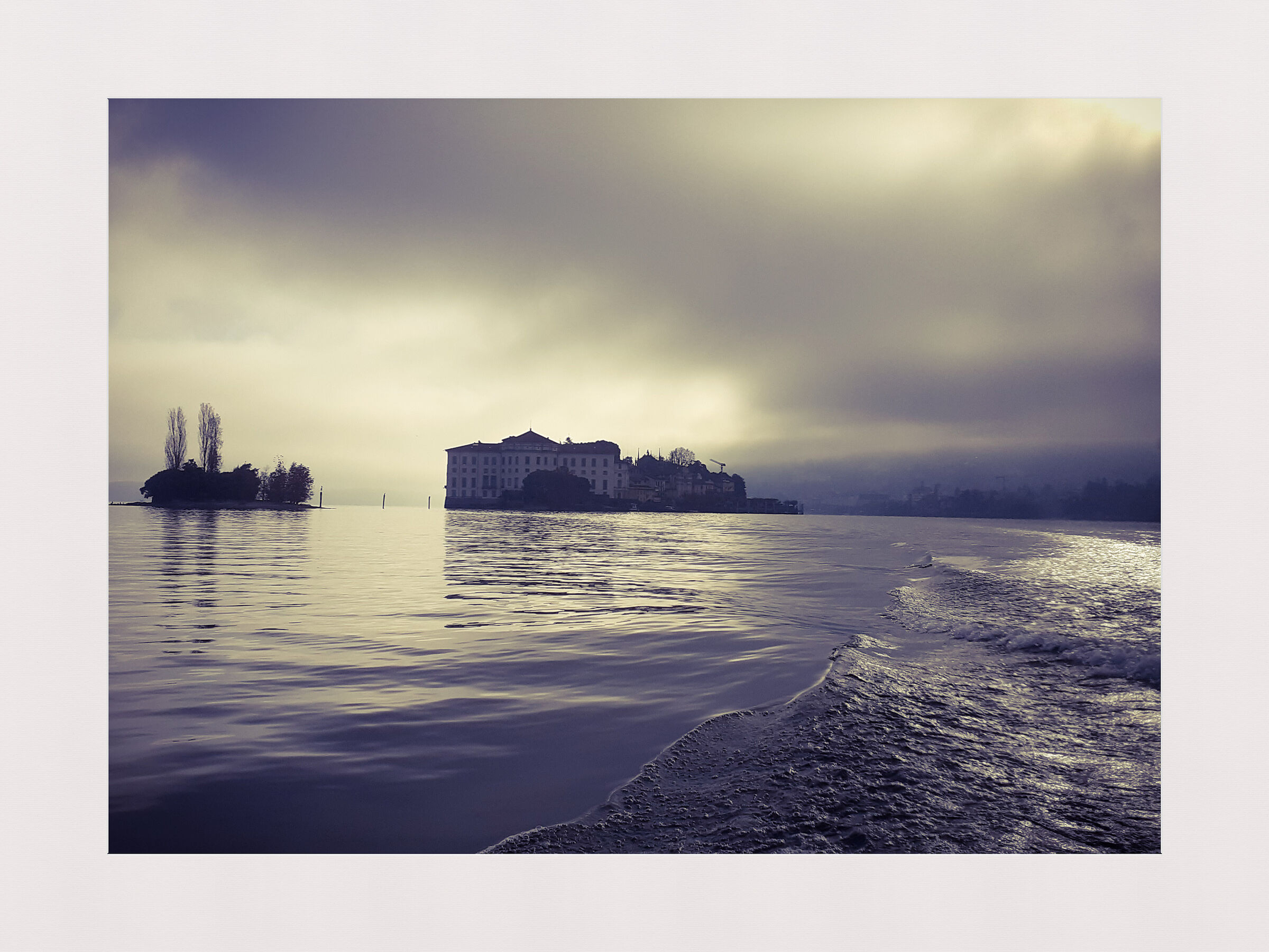 Beautiful island between lights and shadows and an infinite ...