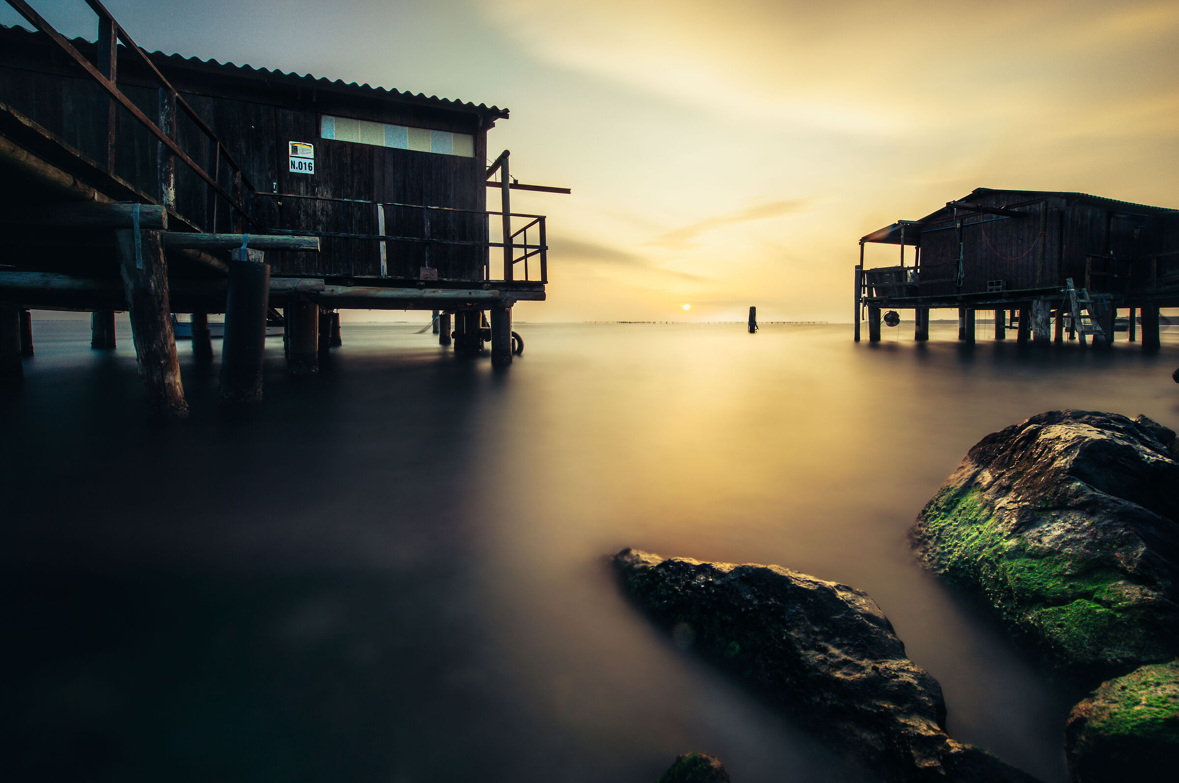 " Alba invernale alla Sacca di Scardovari "