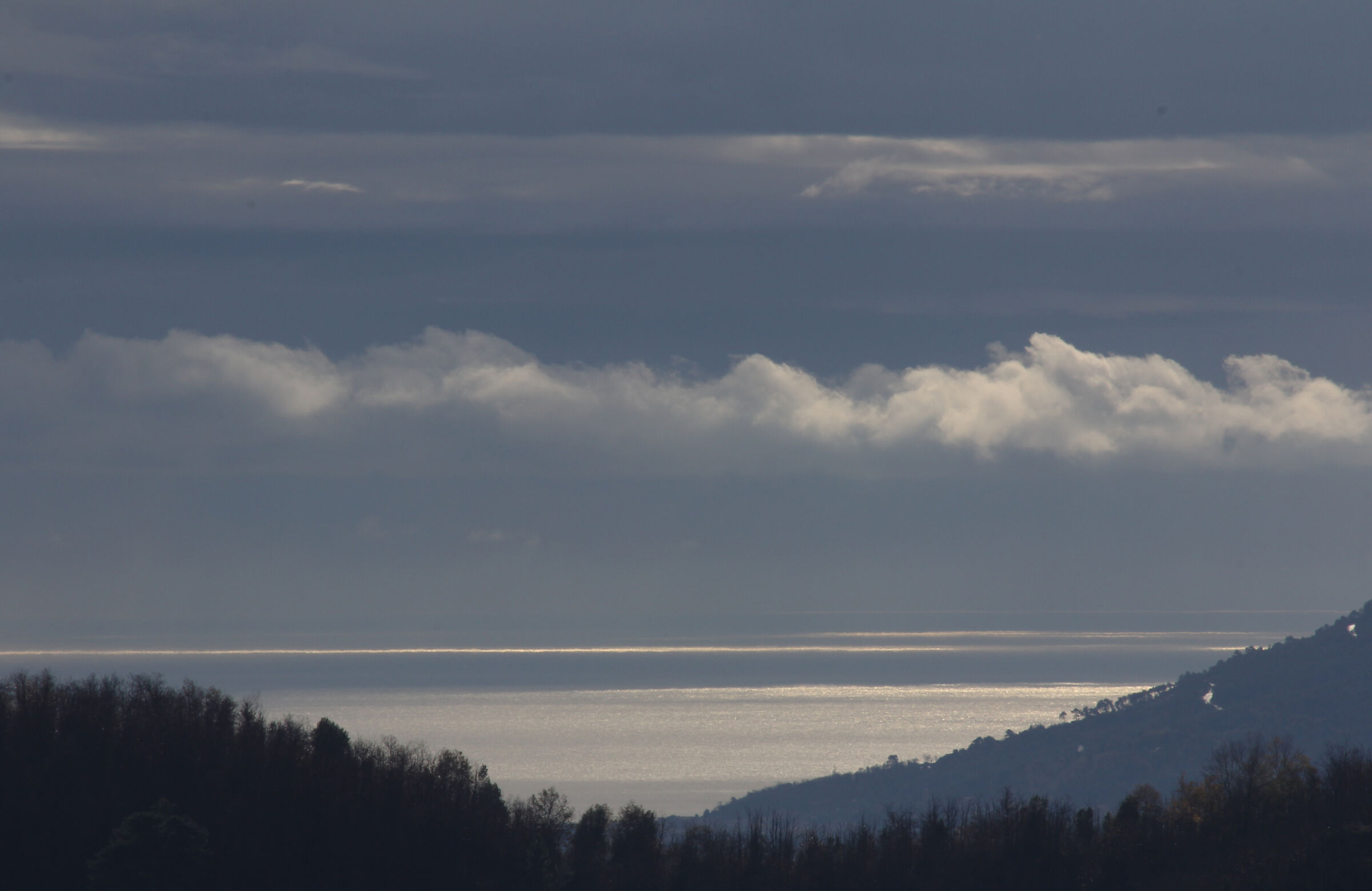 Golfo di Spezia in lontananza