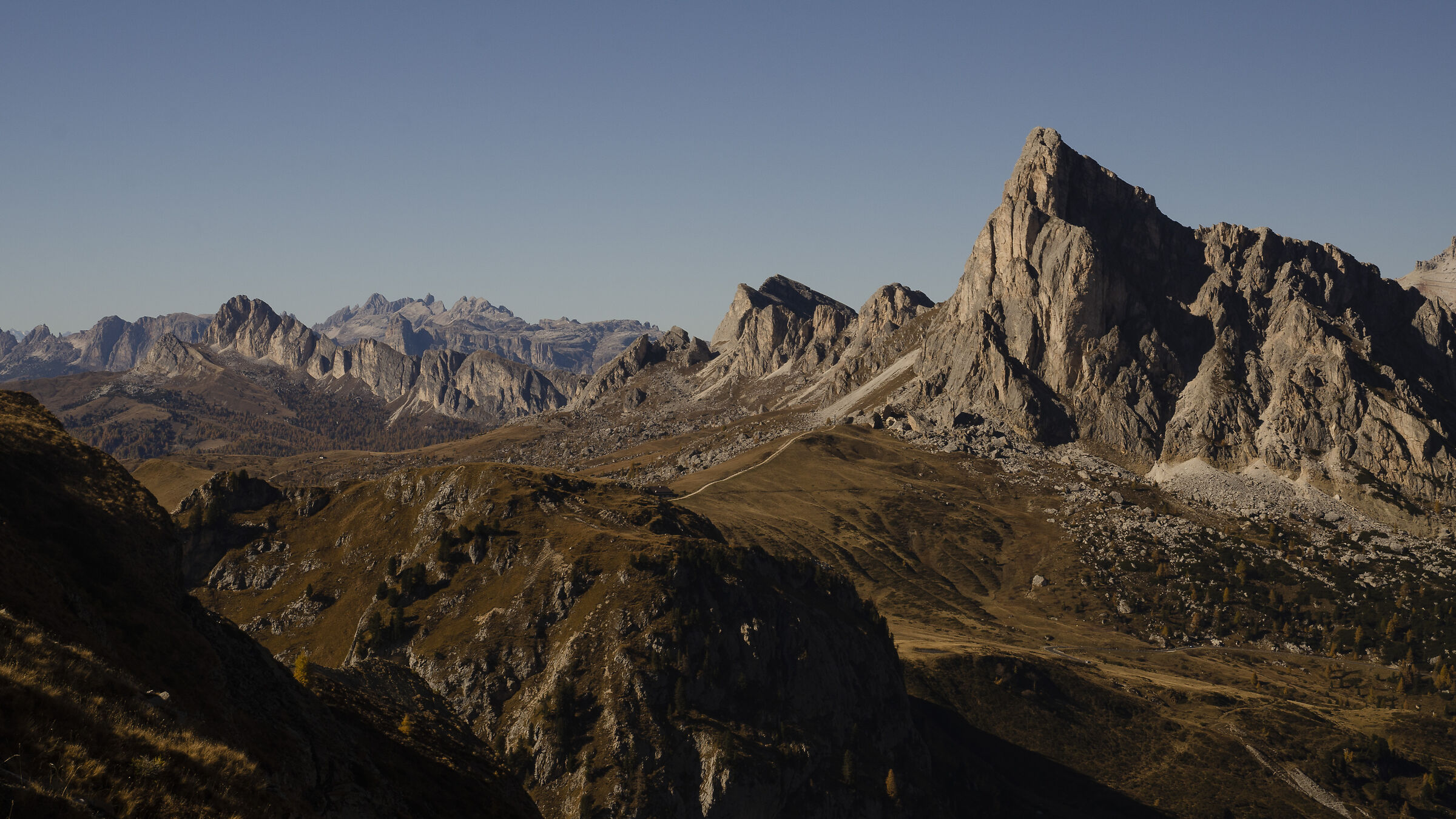 Panorama from Forcella Giau