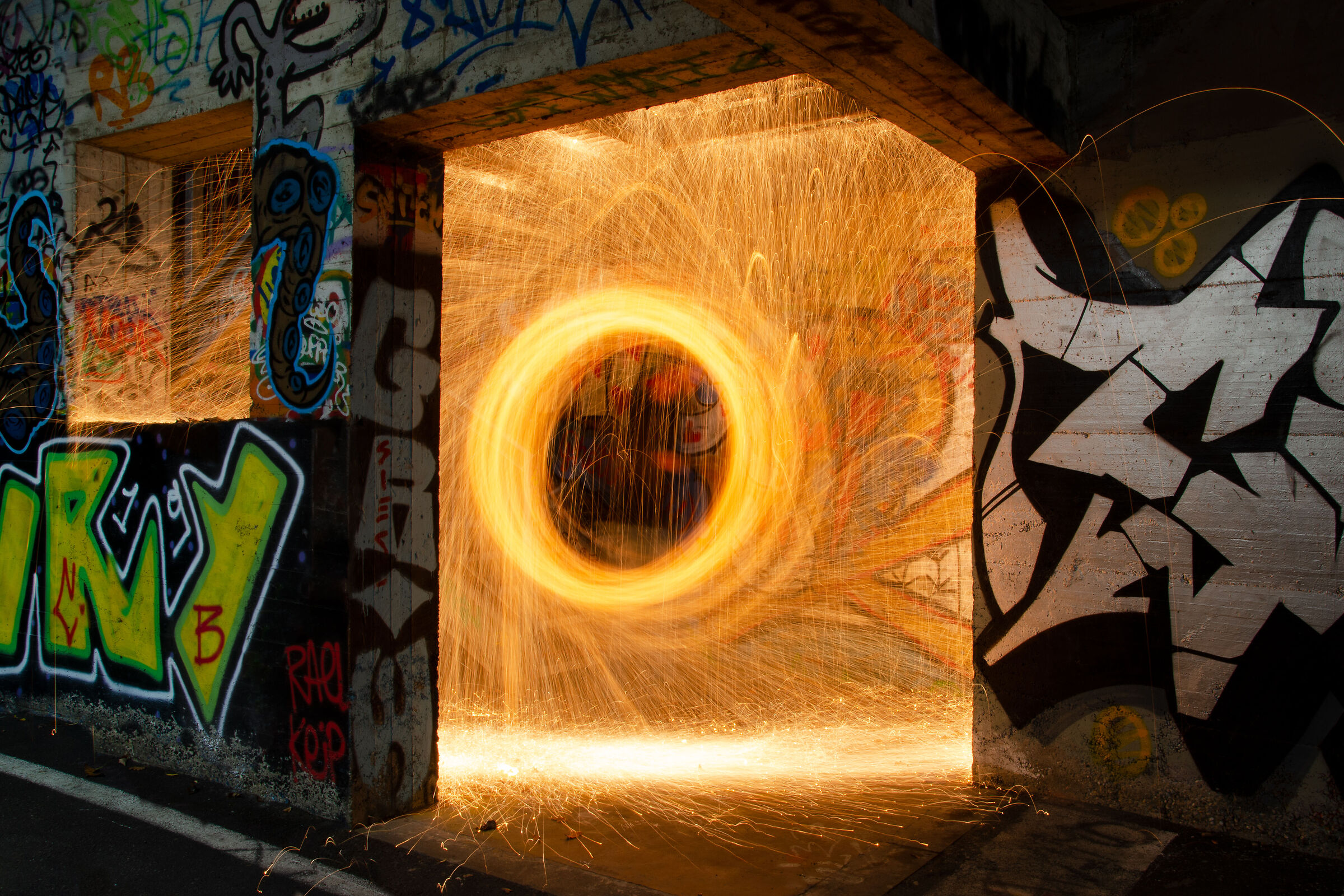 Steel wool photography