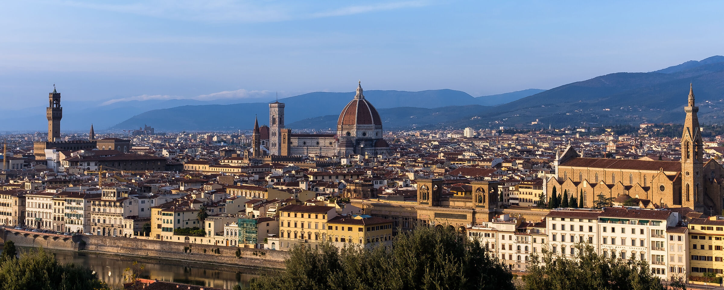 Florence in postcard