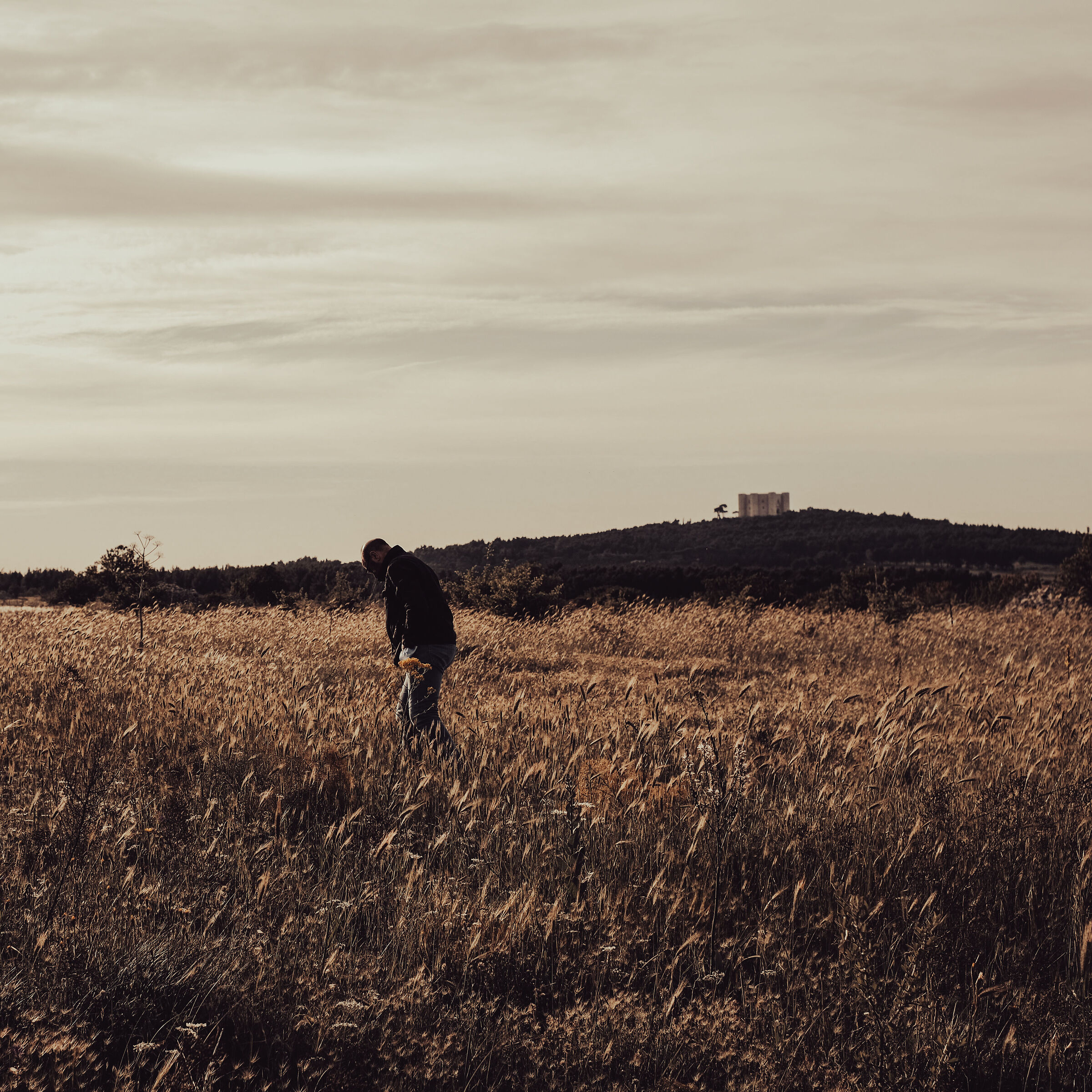 Dad and Castel del Monte.
