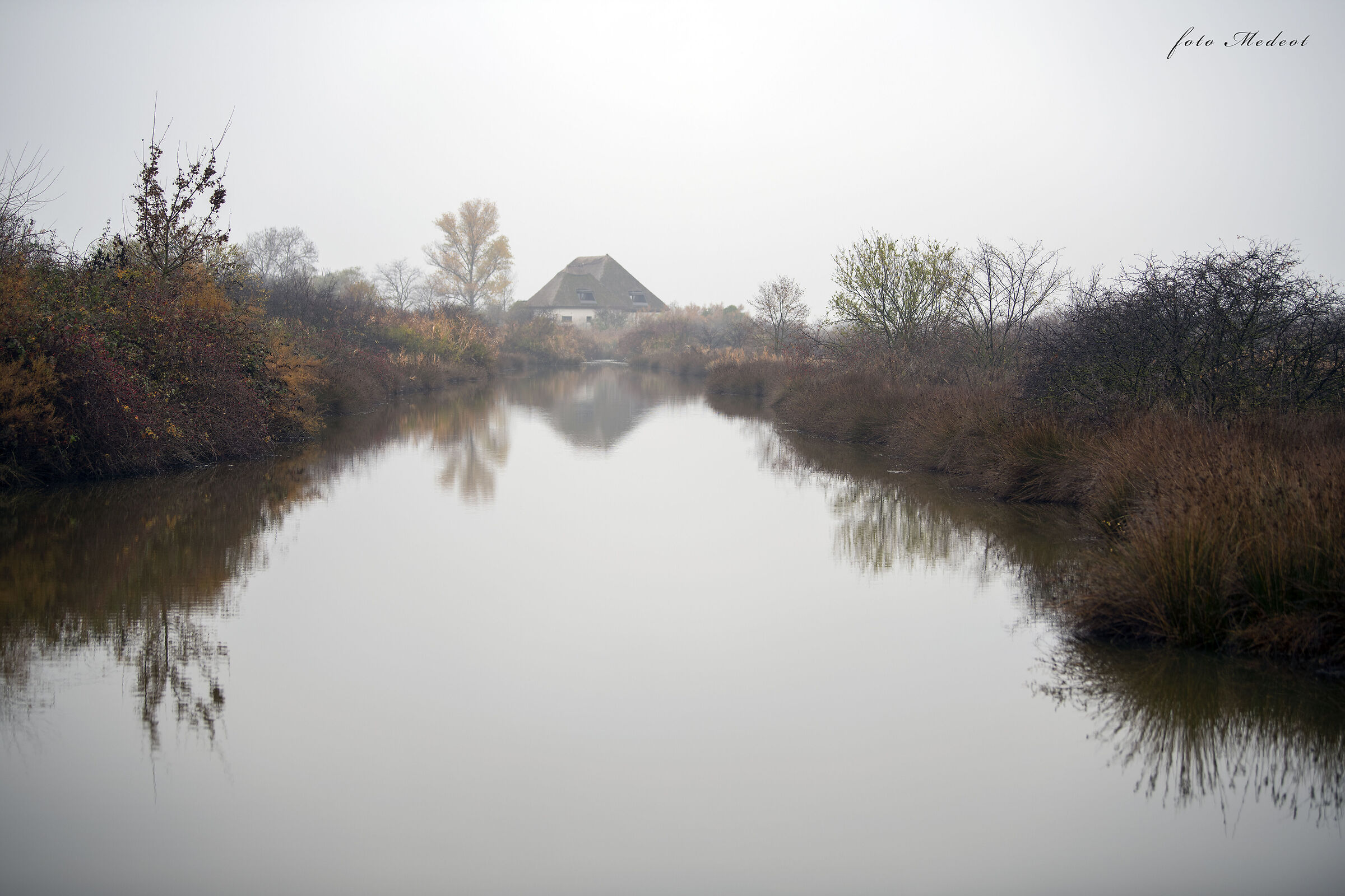 Marano Lagunare, I Casoni all'oasi in autunno