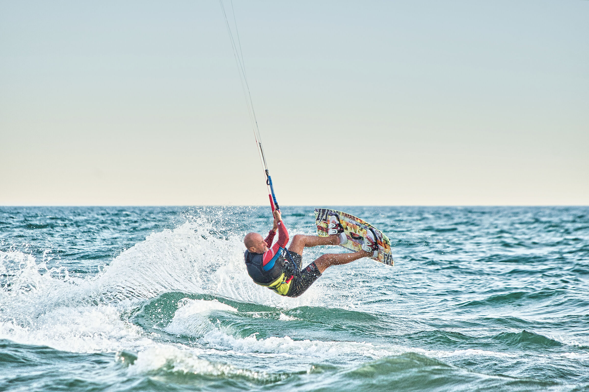 kitesurfing