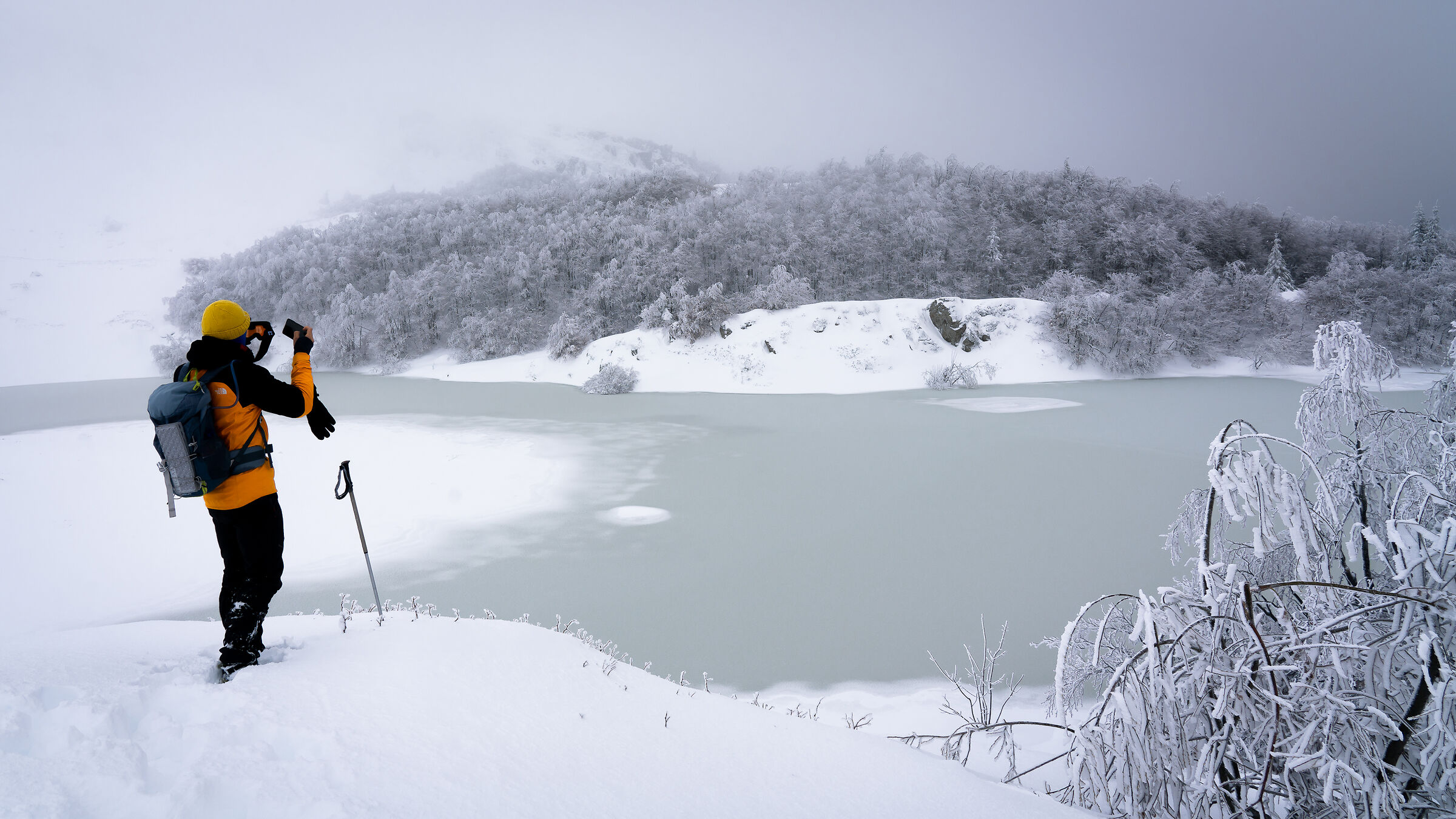 Prima neve in Appennino - Lago Nero, Novembre 2021