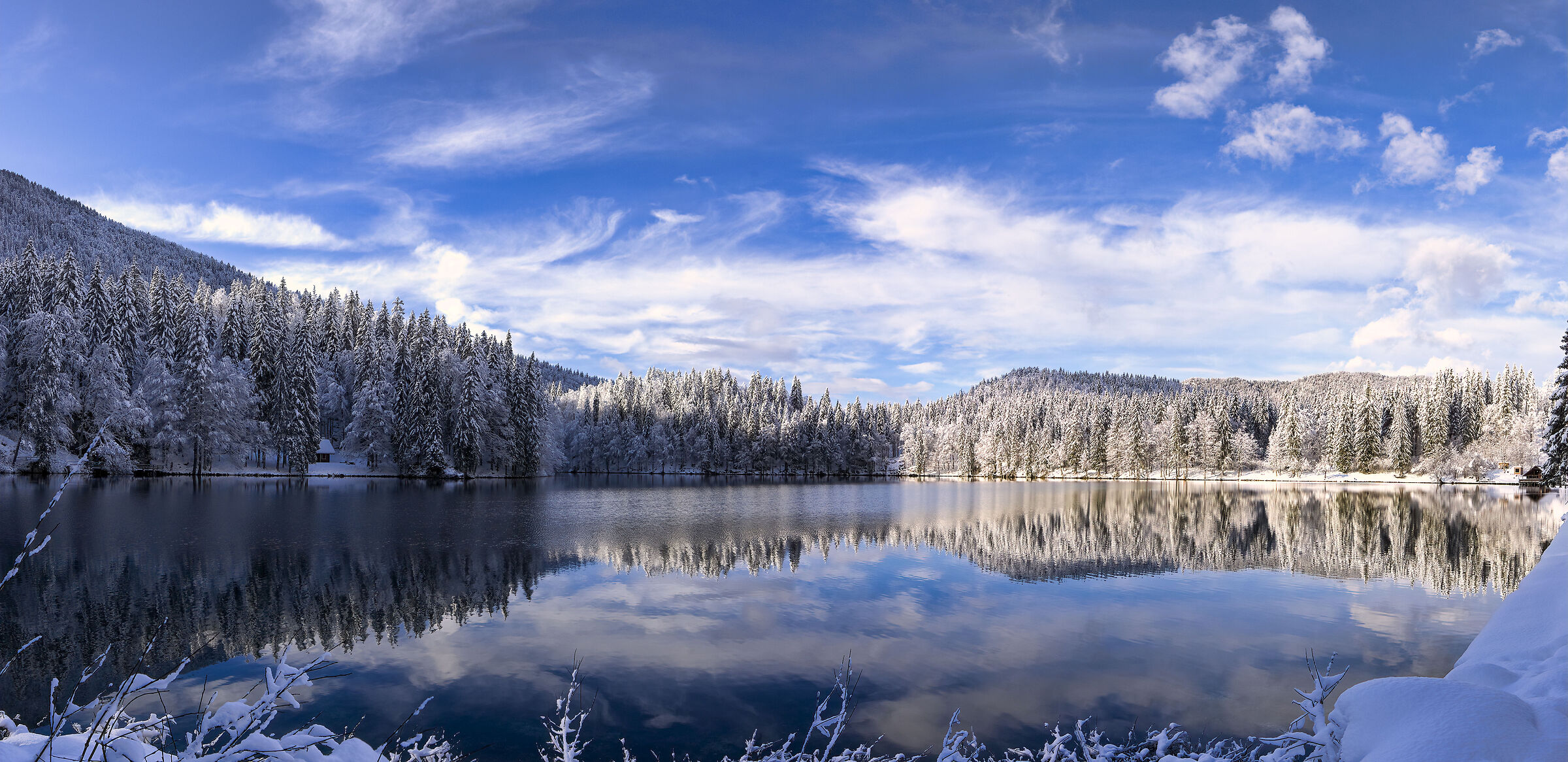 Lago inferiore di fusine 29/11/2021