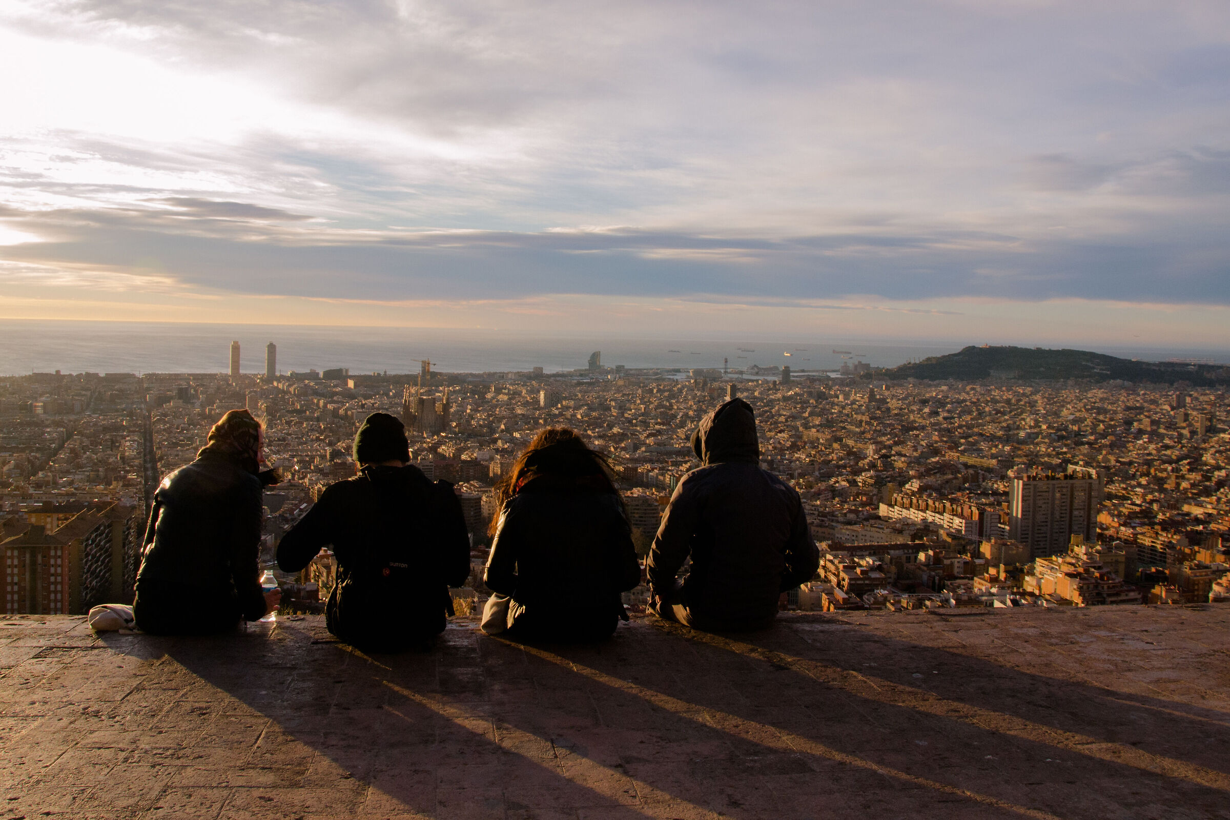 Barcelona-Baterías antiaéreas del Carmelo