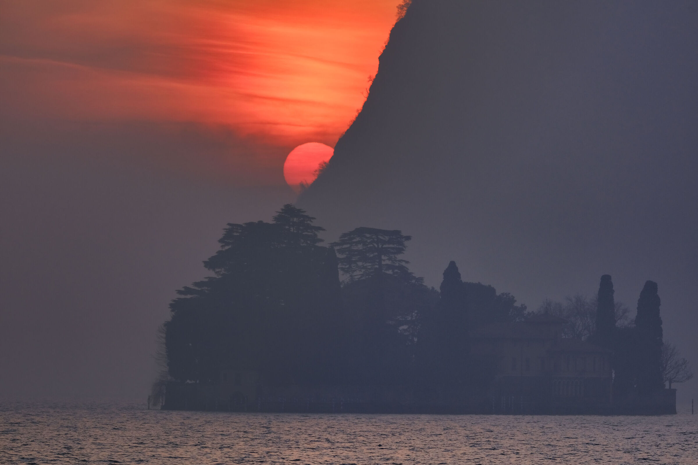 Sunset on Lake Iseo