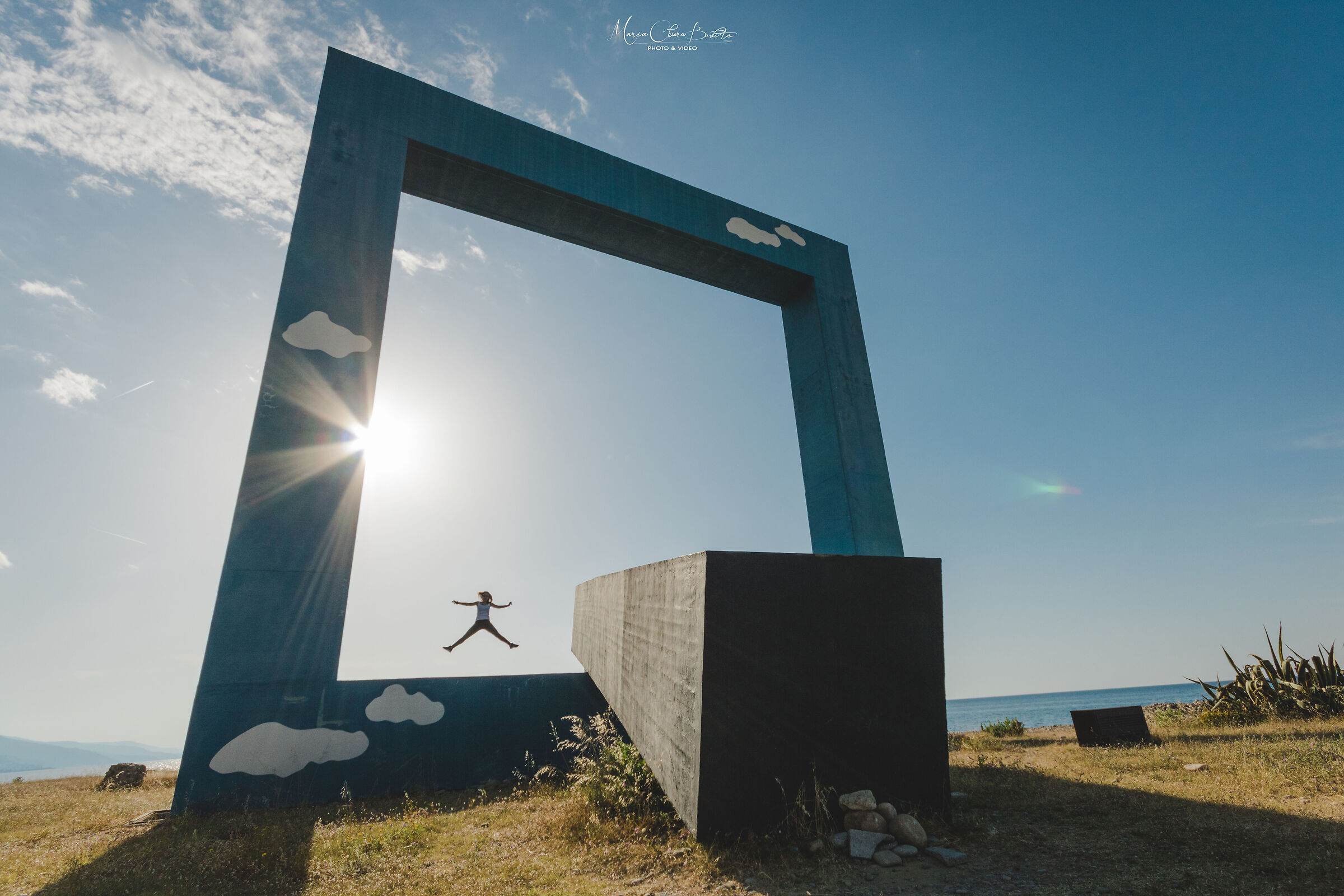 The window on the sea - Fiumara d'Arte