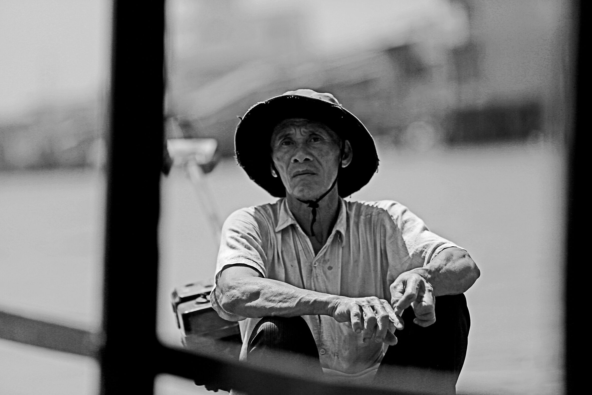 Pescatore sul Mekong