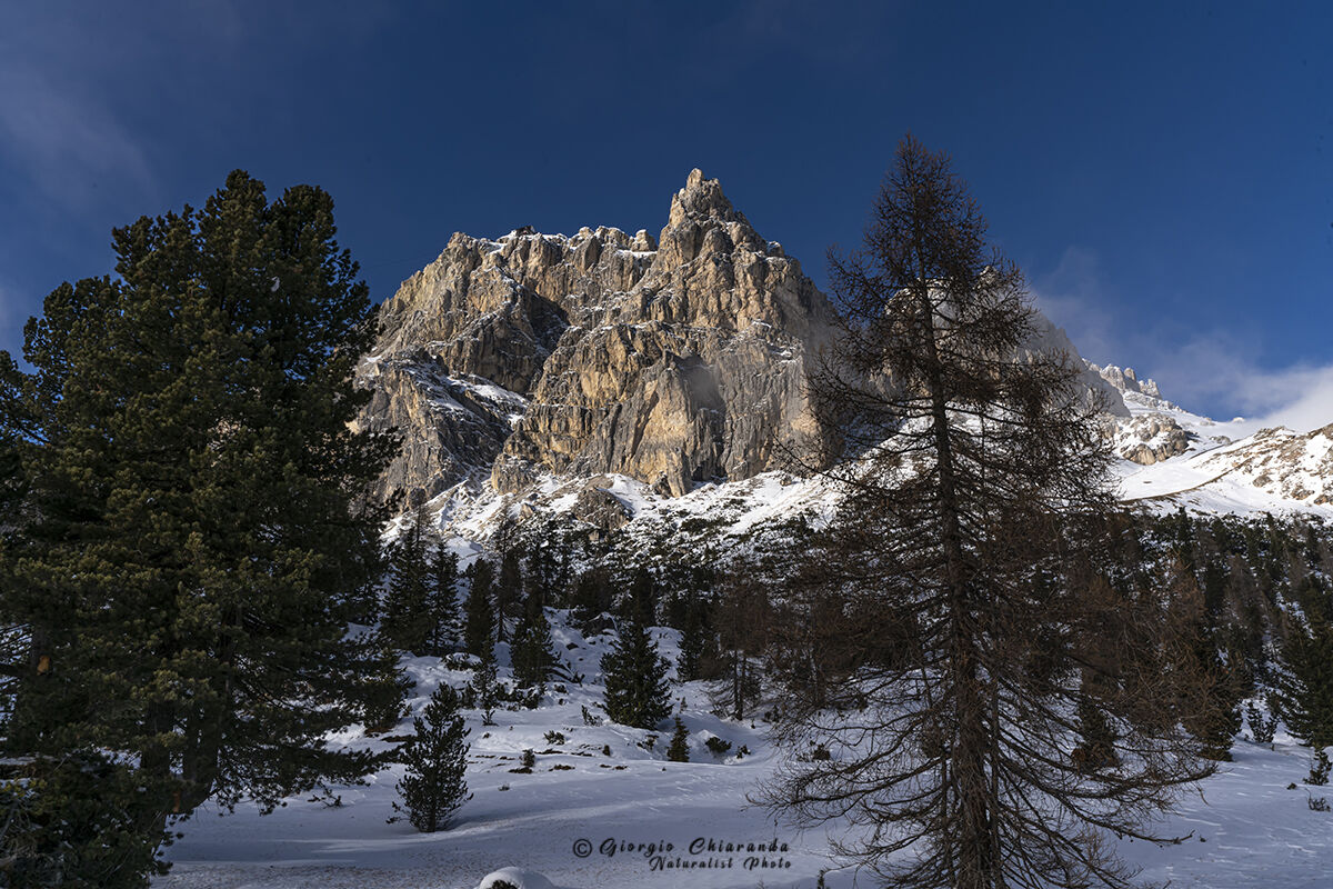 First snows on the Lagazuoi