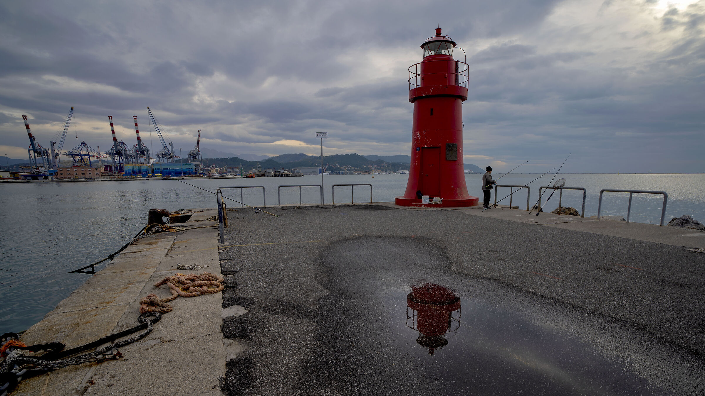il divieto di pesca....