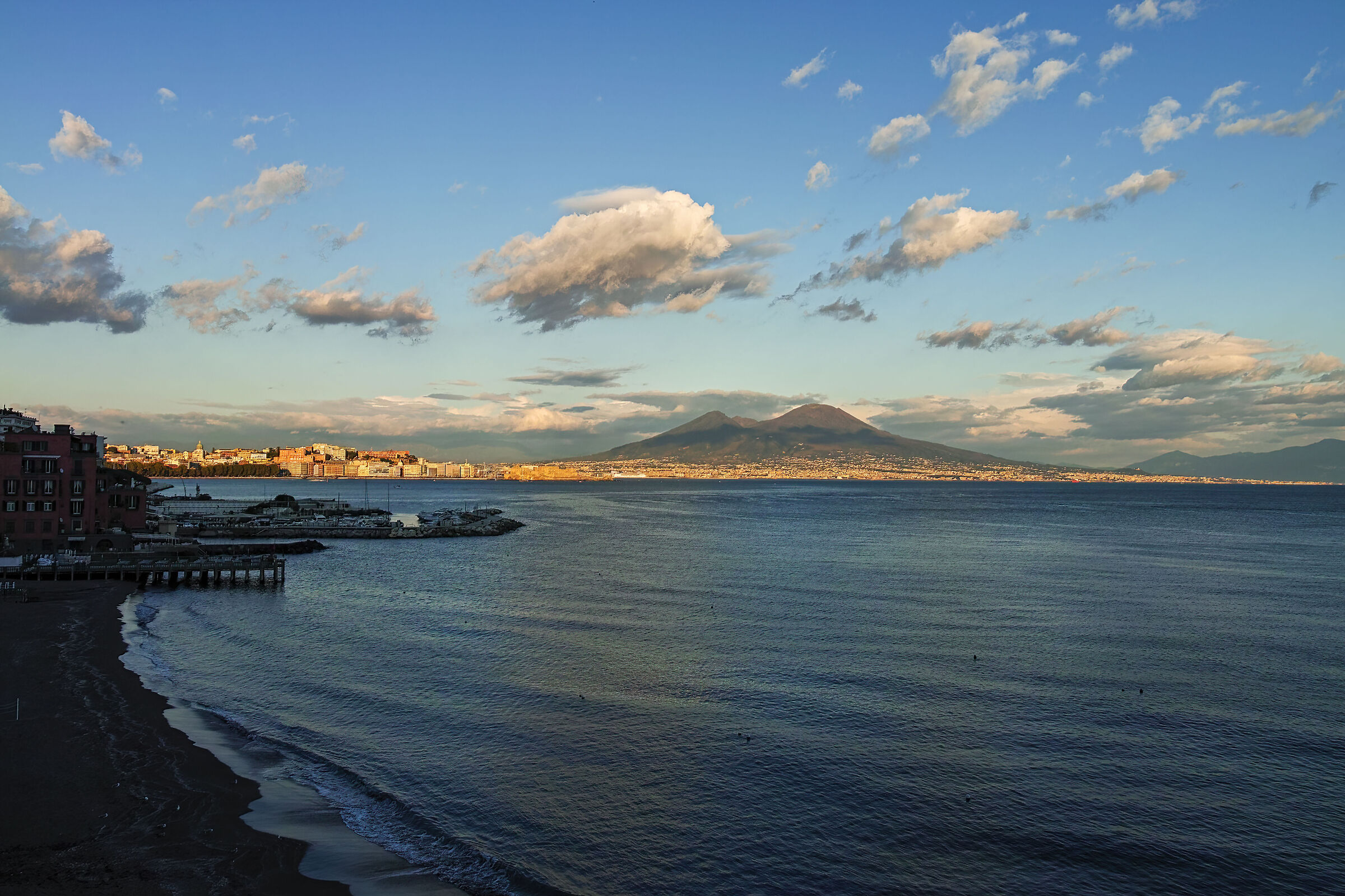 Vista crepuscolare posillipina