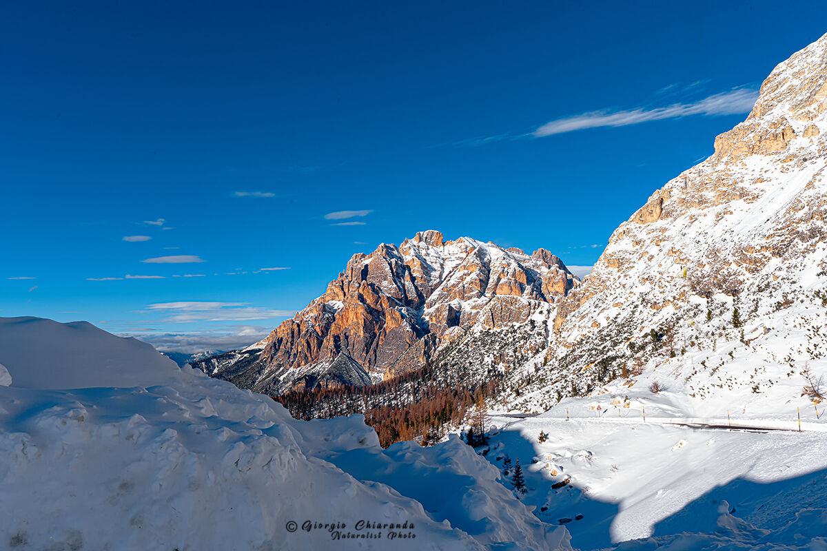 From the Valparola pass to Alta Badia