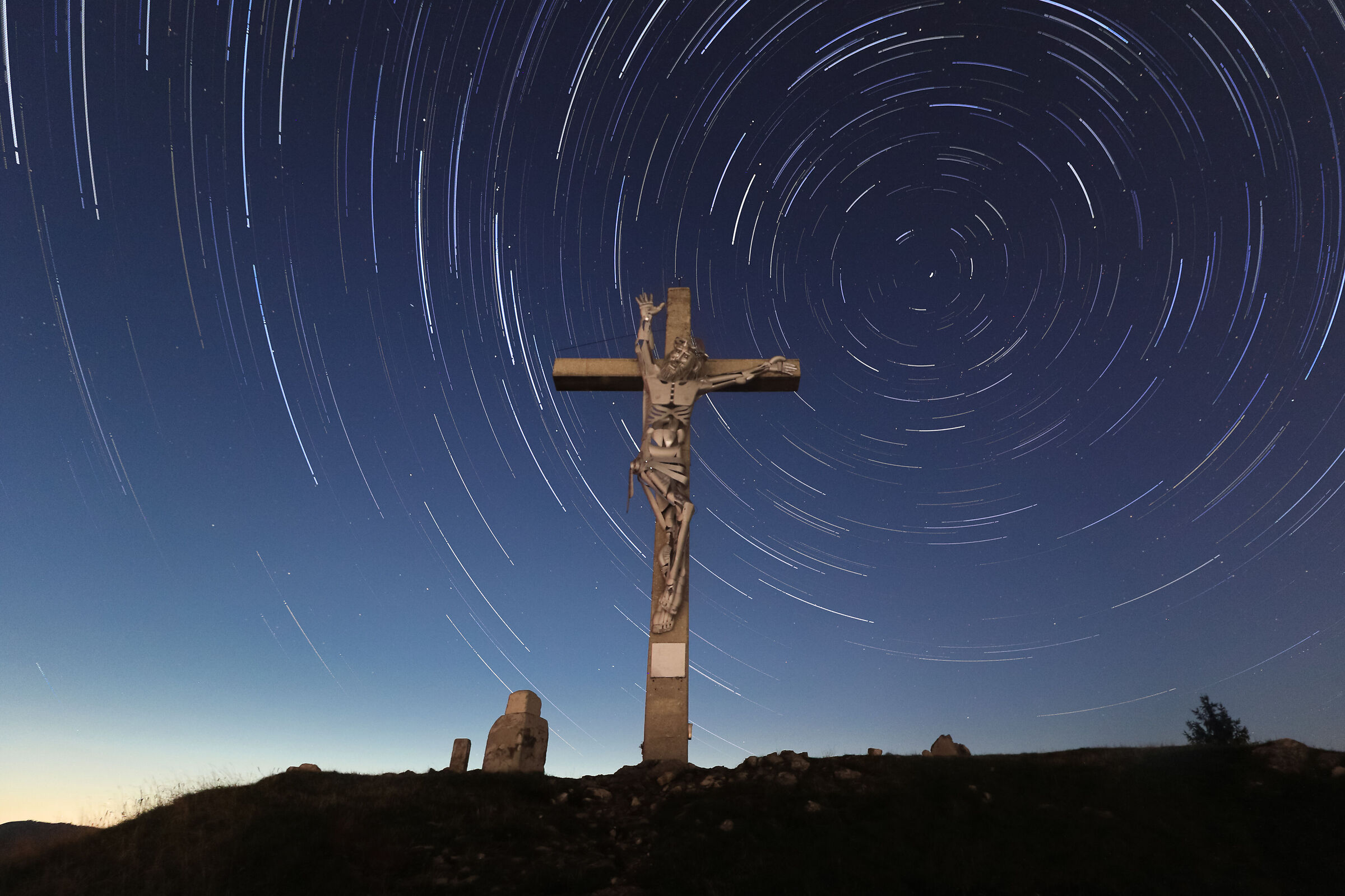 Star trail Monte Summano