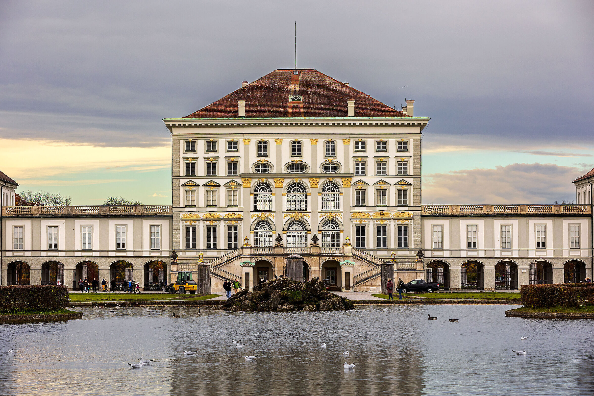 Nymphenburg Palace close
