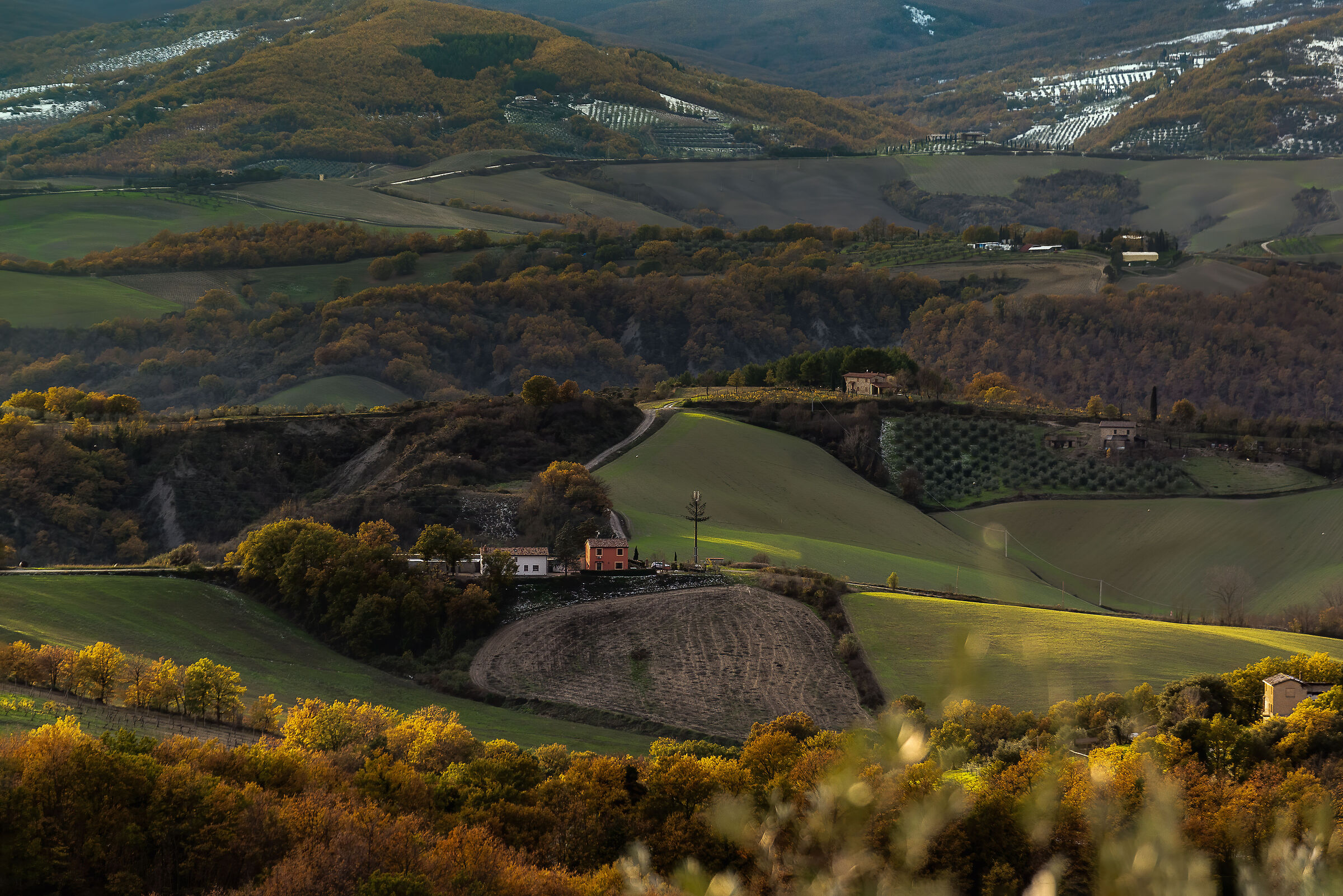 Umbrian countryside low Orvieto